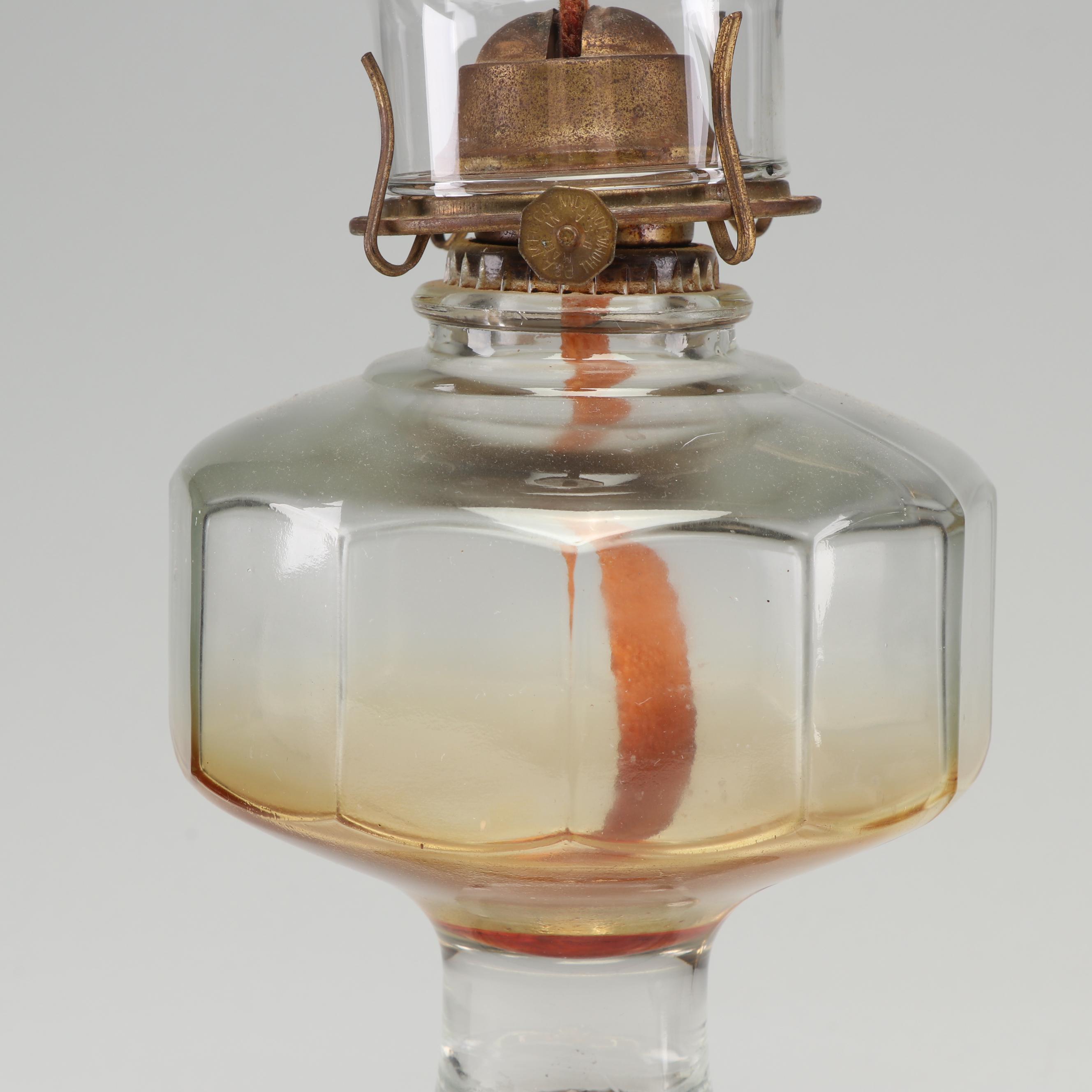 Eagle and Queen Anne No. 2 Oil Lamps, 19th Century EBTH