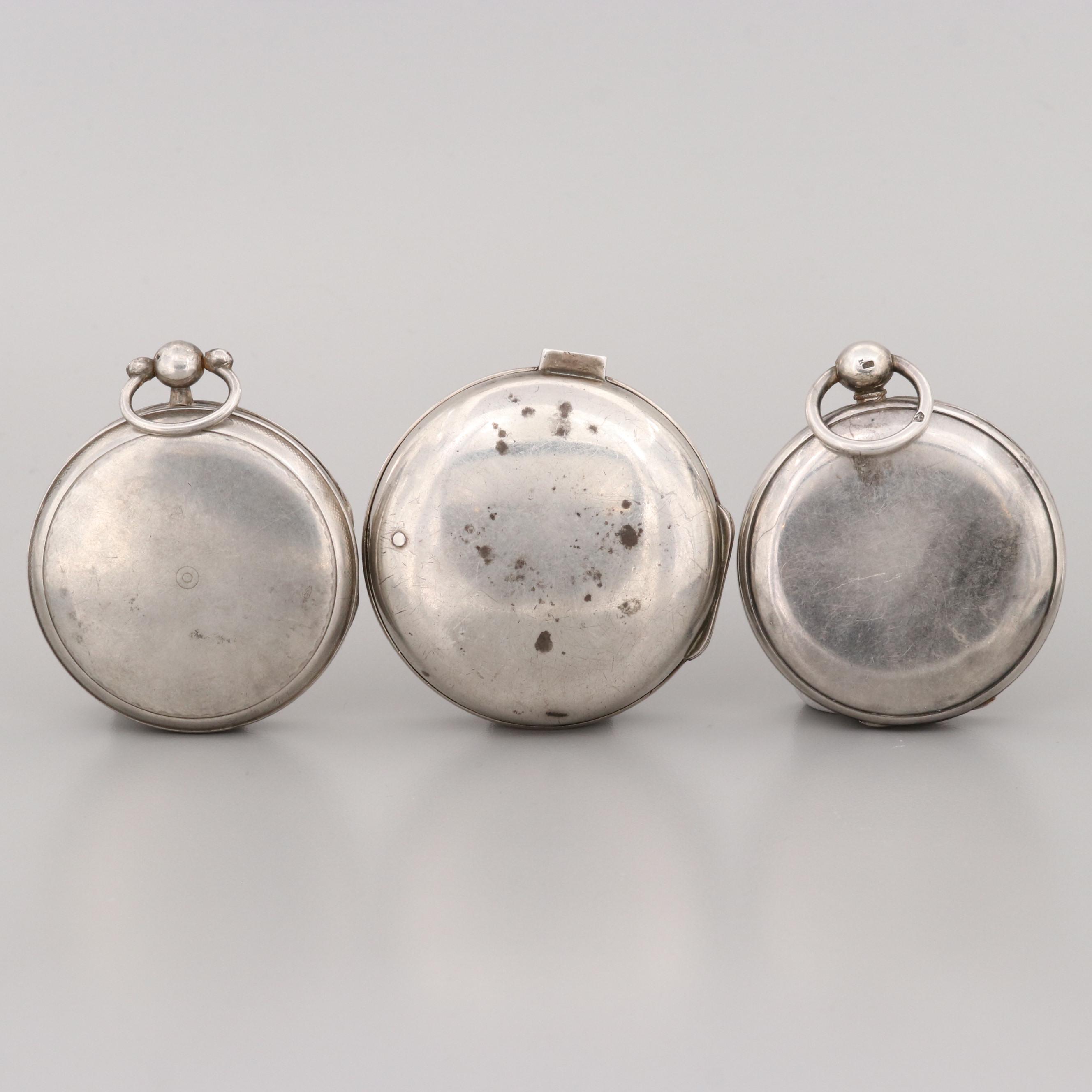 Sterling Silver Pocket Watch Cases EBTH