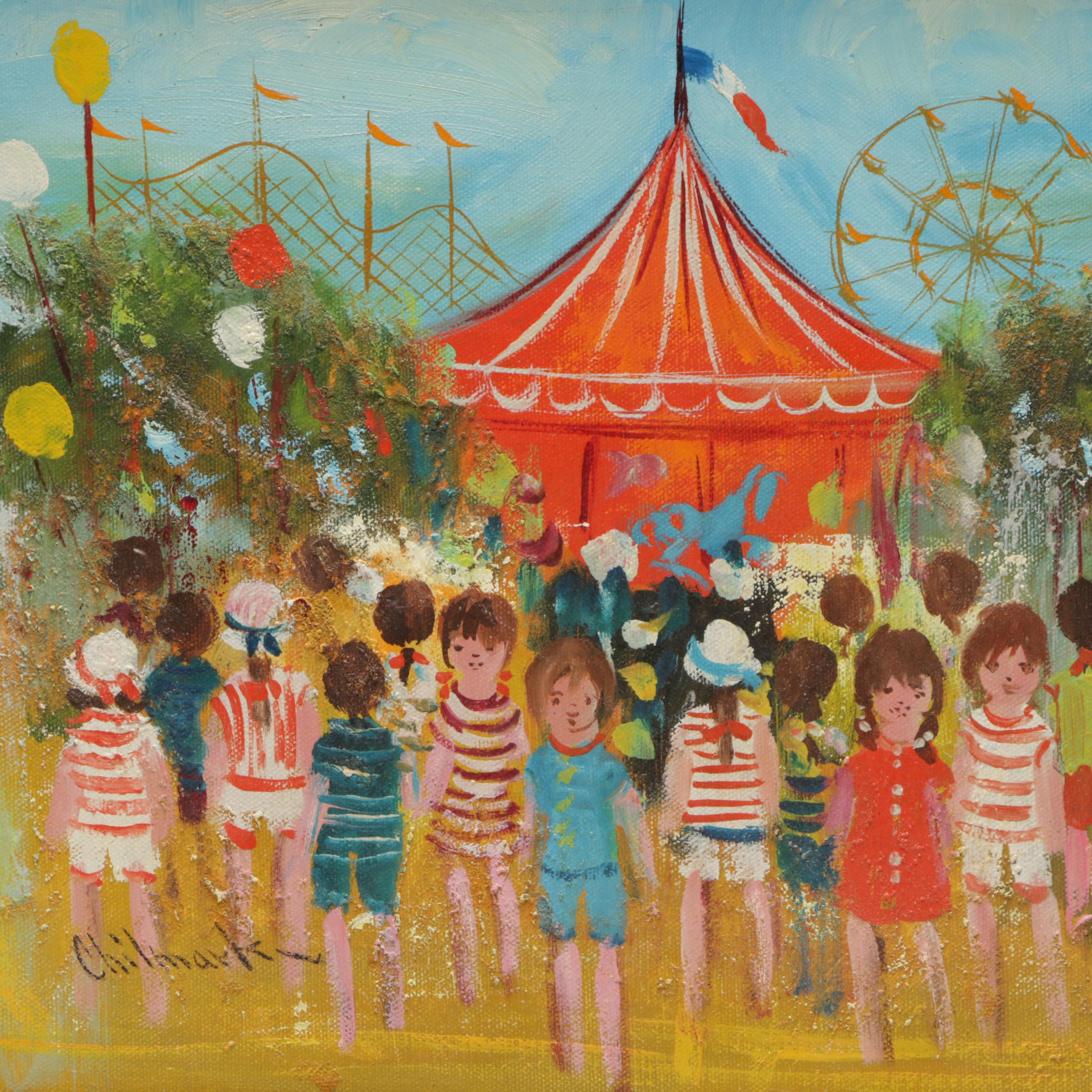 Chilmark Oil Painting "Carnival" EBTH