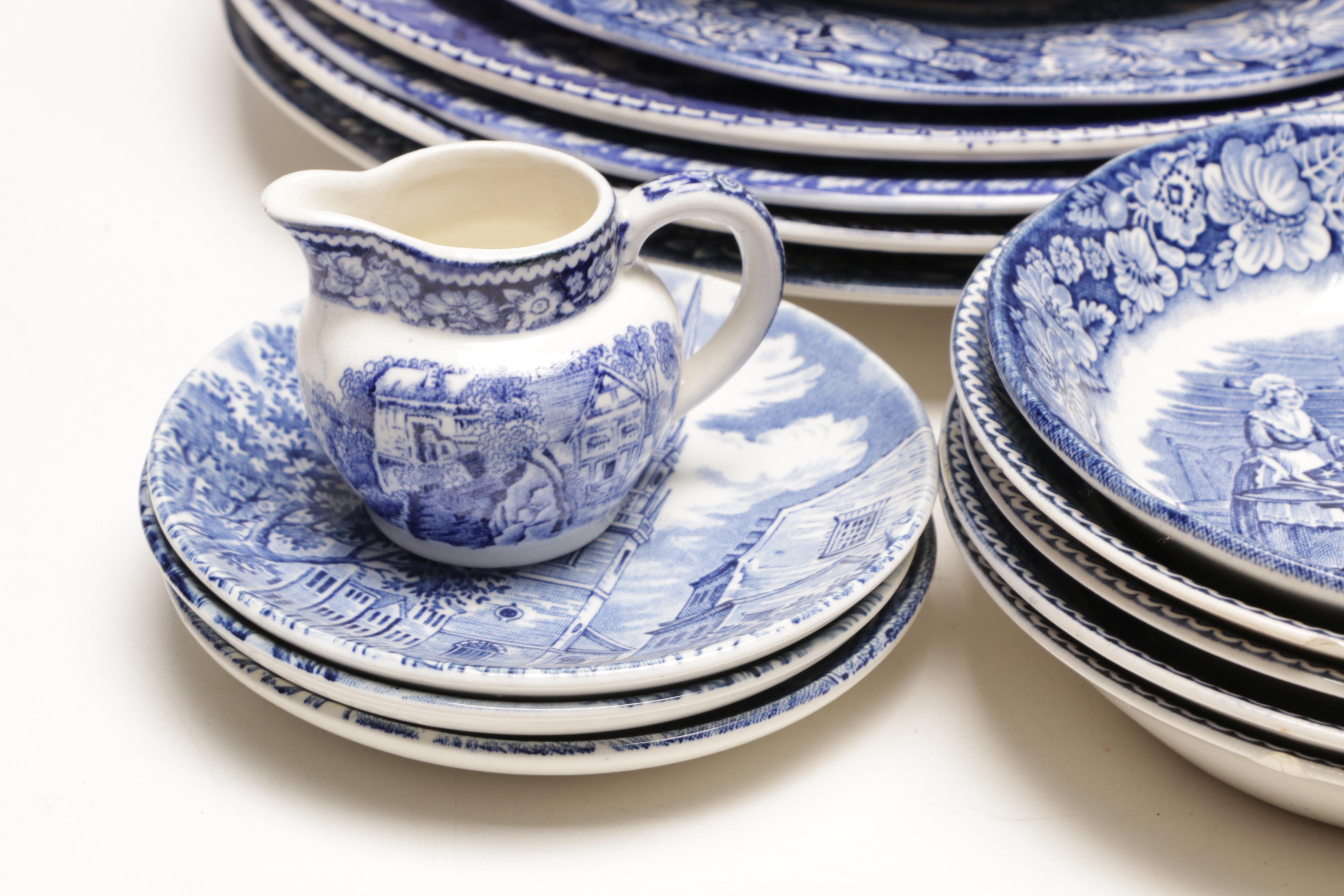 Johnson Brothers "Historic America" and Other Americana Dinnerware EBTH