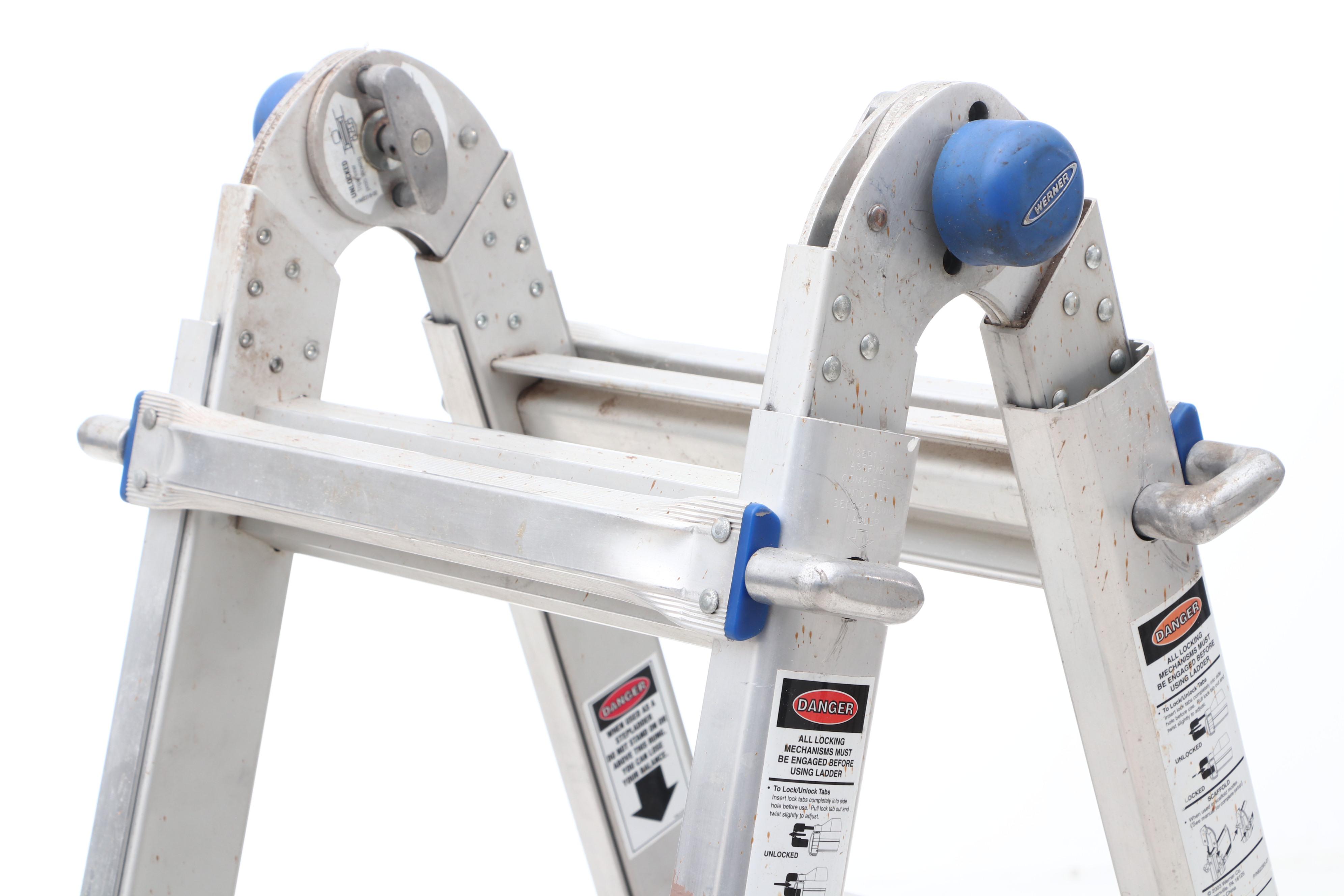 Werner 17' Aluminum Telescoping "MultiLadder" EBTH