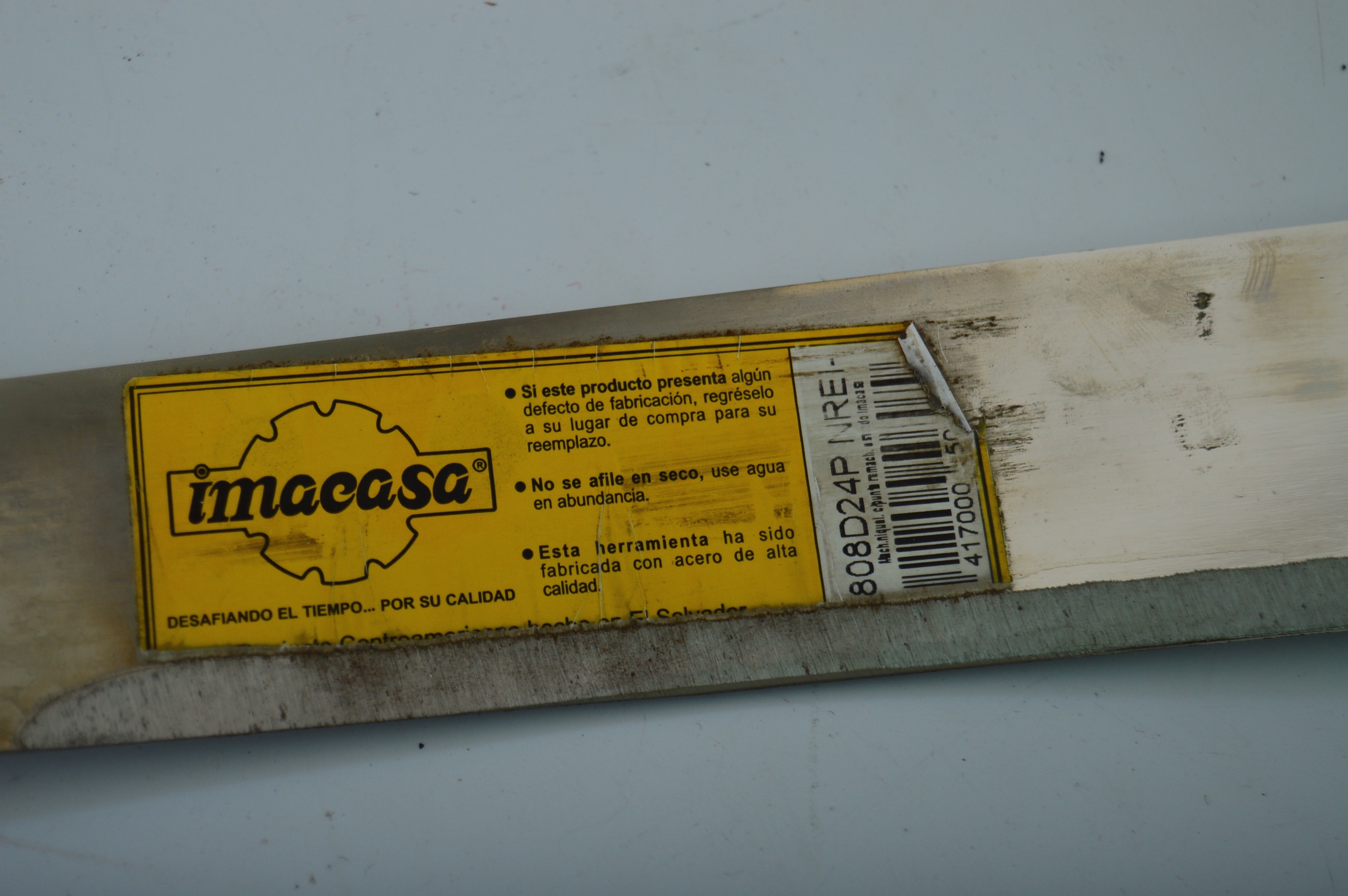 El Salvador Imacasa Machete with Decorative Fringe Scabbard EBTH