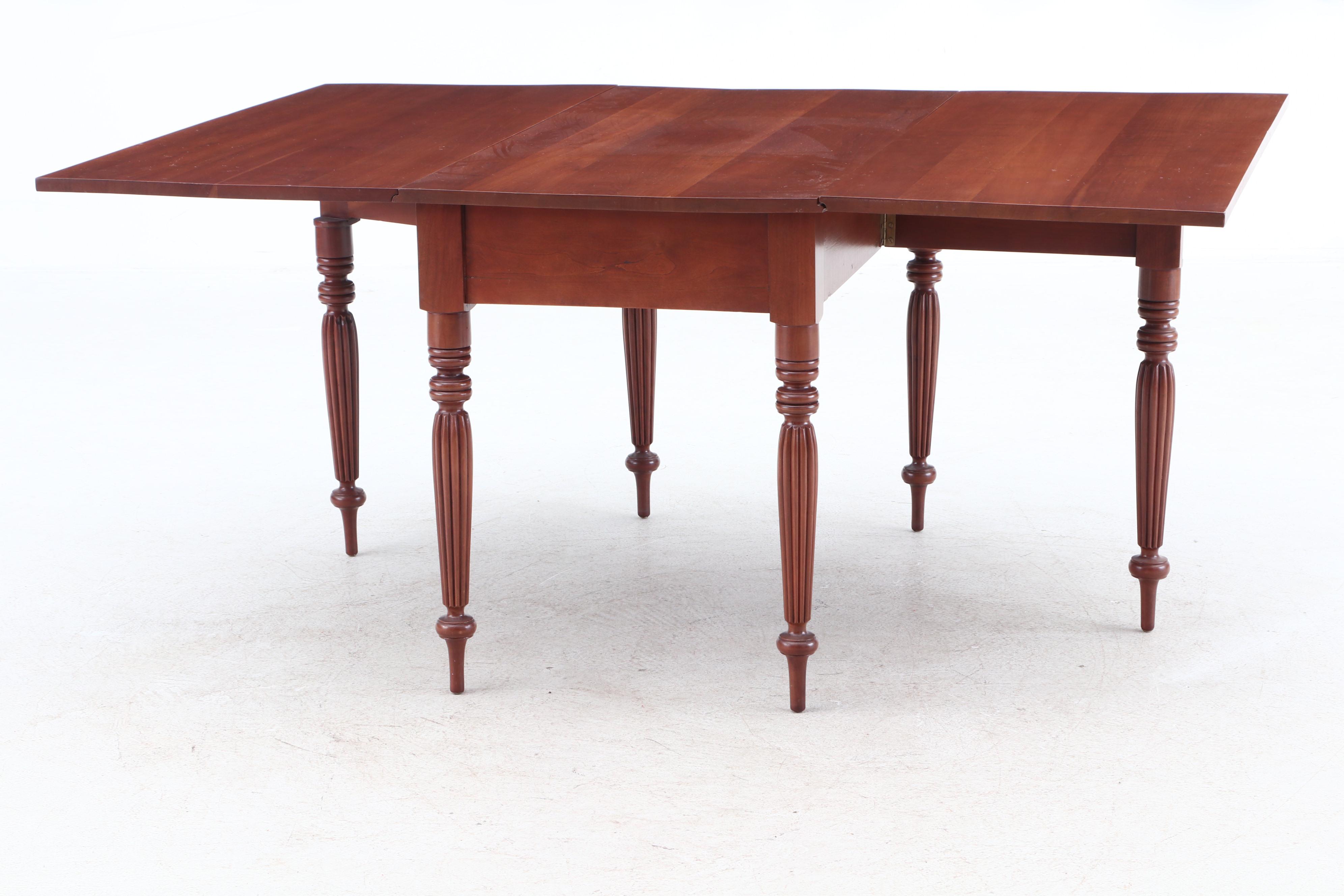 Nichols & Stone Federal Style Gate Leg Table and Windsor Style Chairs