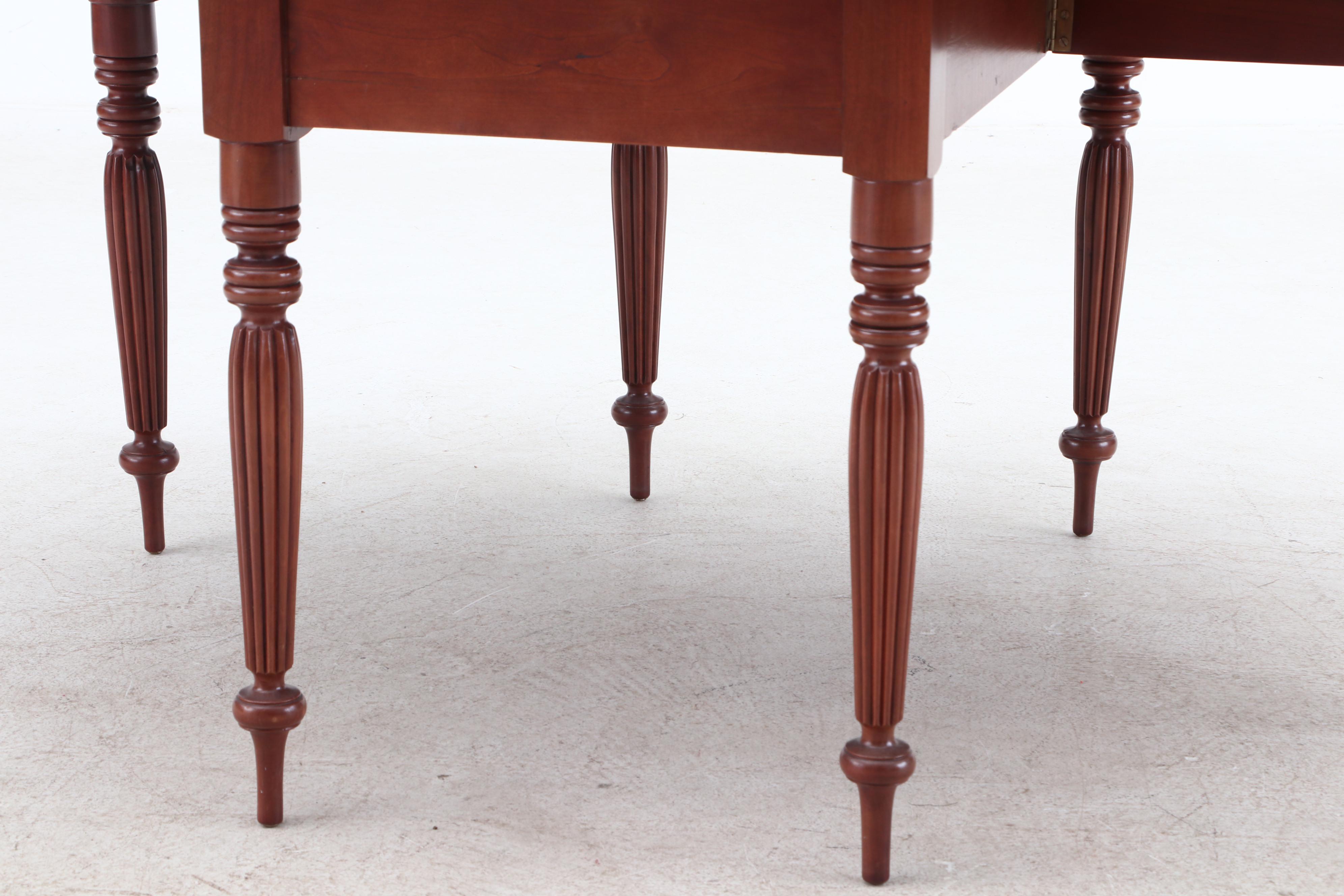 Nichols & Stone Federal Style Gate Leg Table and Windsor Style Chairs