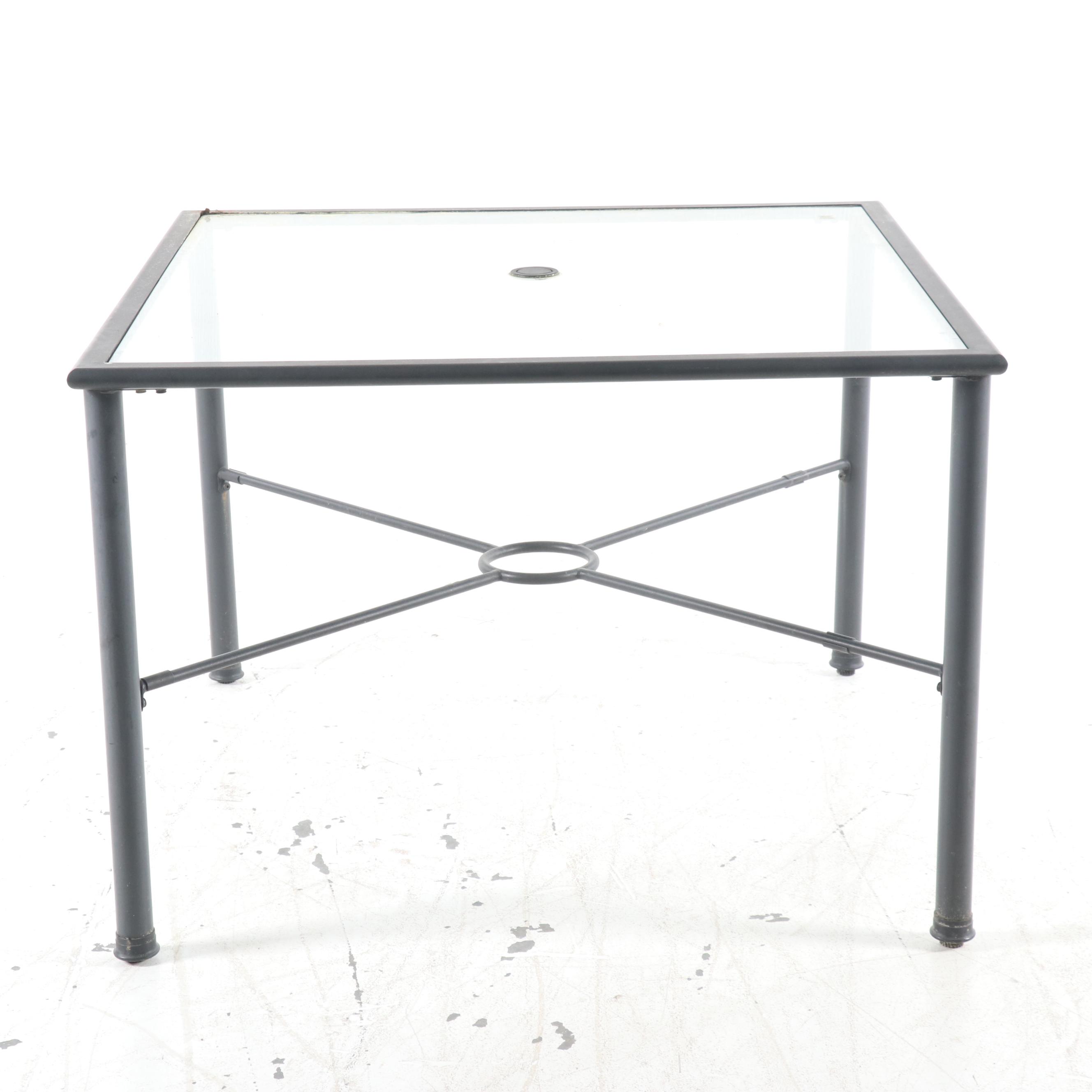 Hampton Bay Metal Patio Dining Table and Chairs, Contemporary EBTH