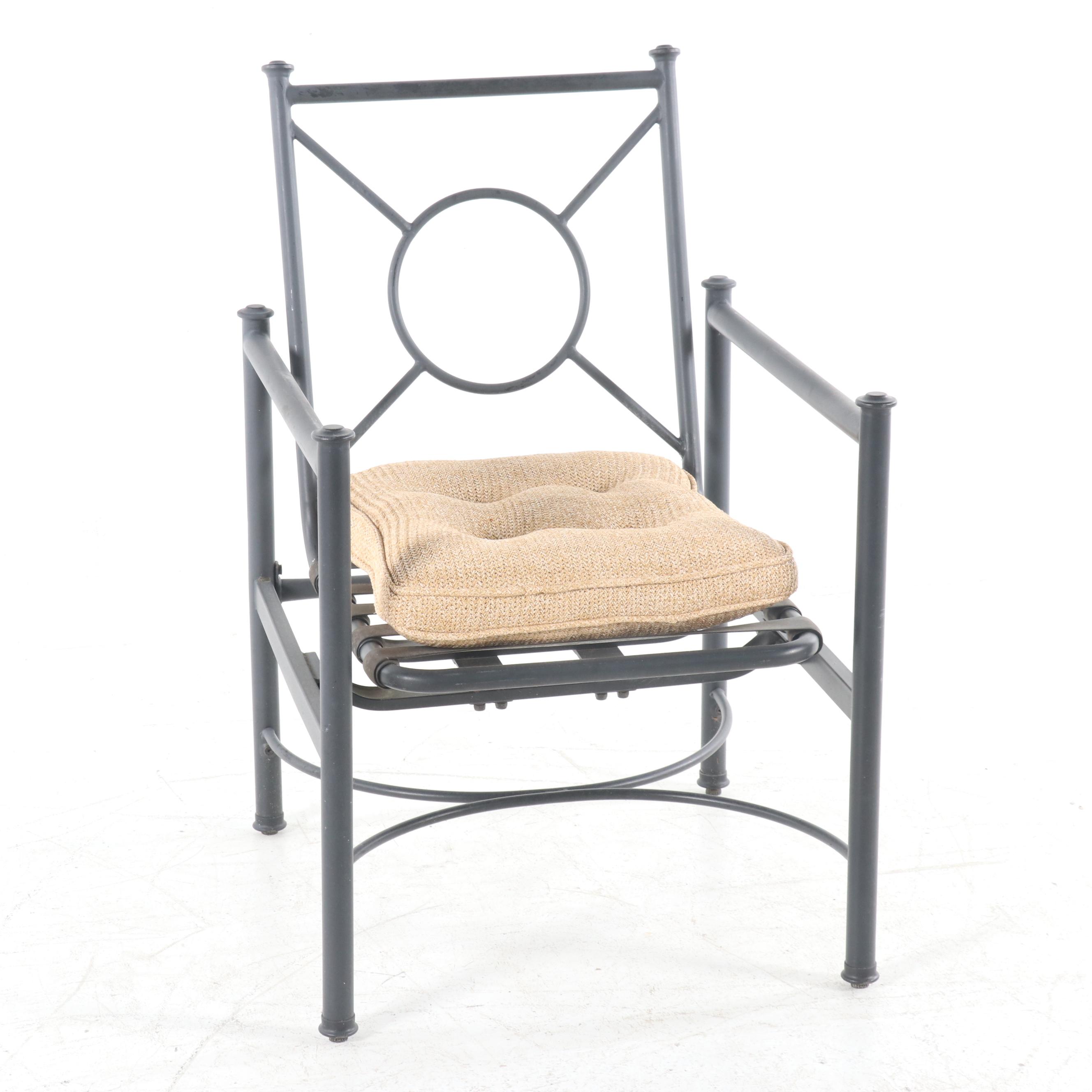 Hampton Bay Metal Patio Dining Table and Chairs, Contemporary EBTH