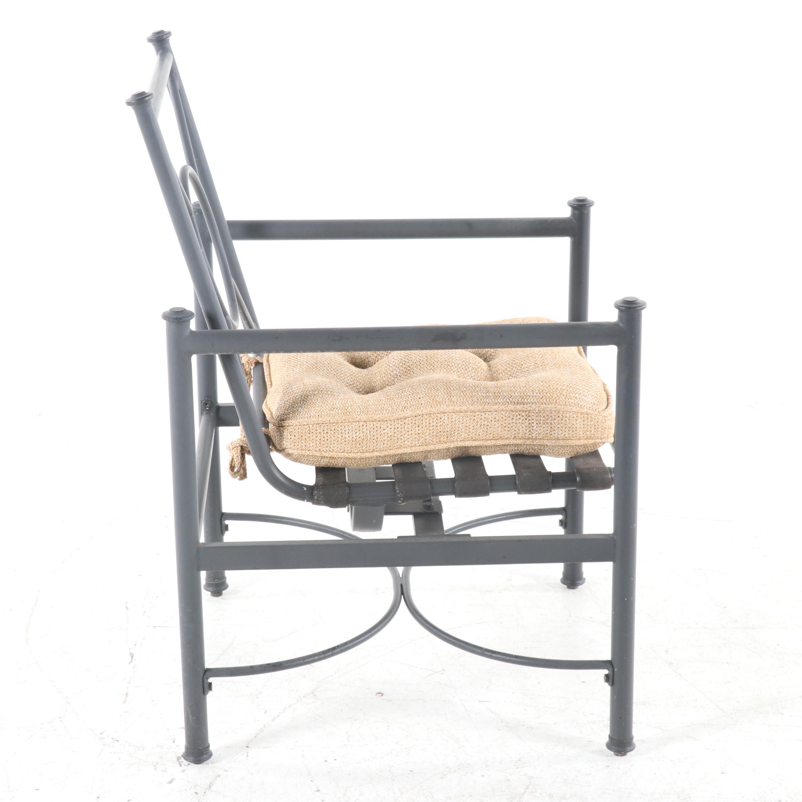 Hampton Bay Metal Patio Dining Table and Chairs, Contemporary EBTH