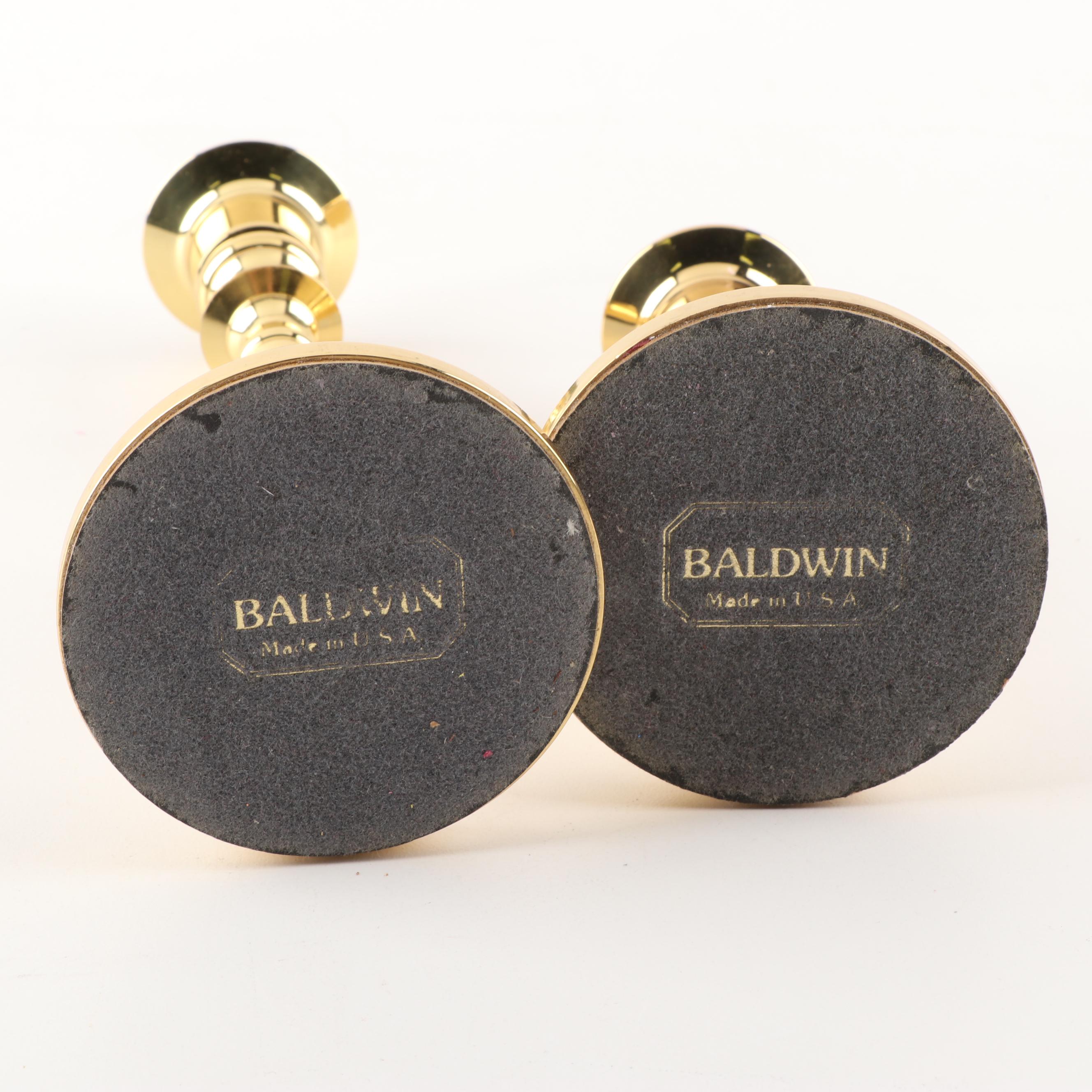 Baldwin Brass Candlesticks EBTH