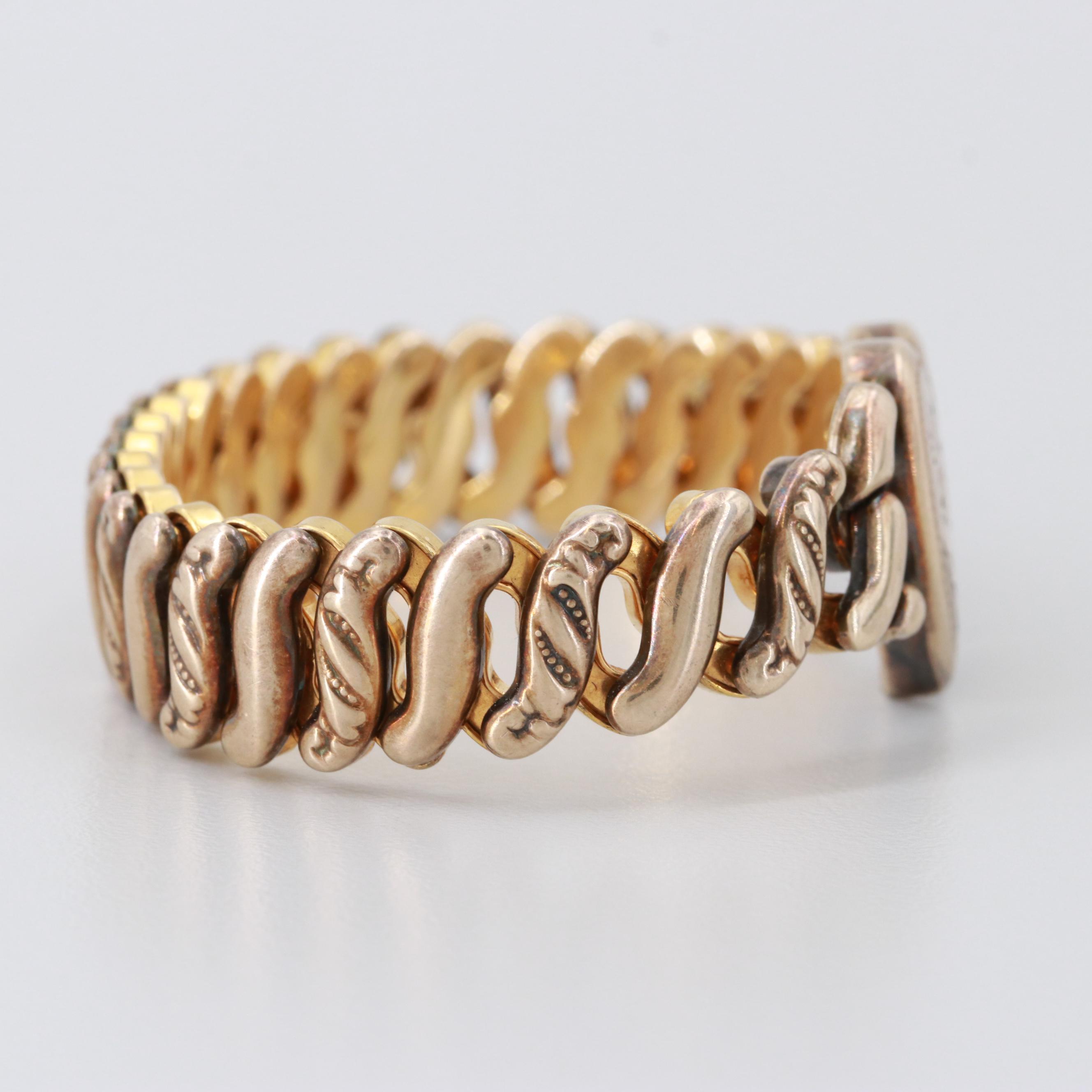 Vintage Expandable Sweetheart Bracelet EBTH