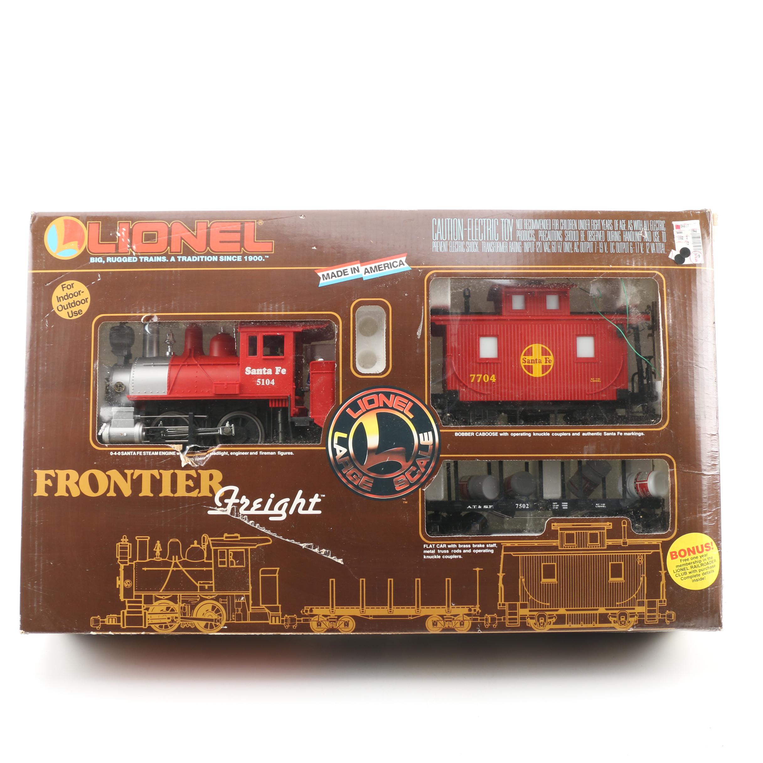 lionel frontier freight train set