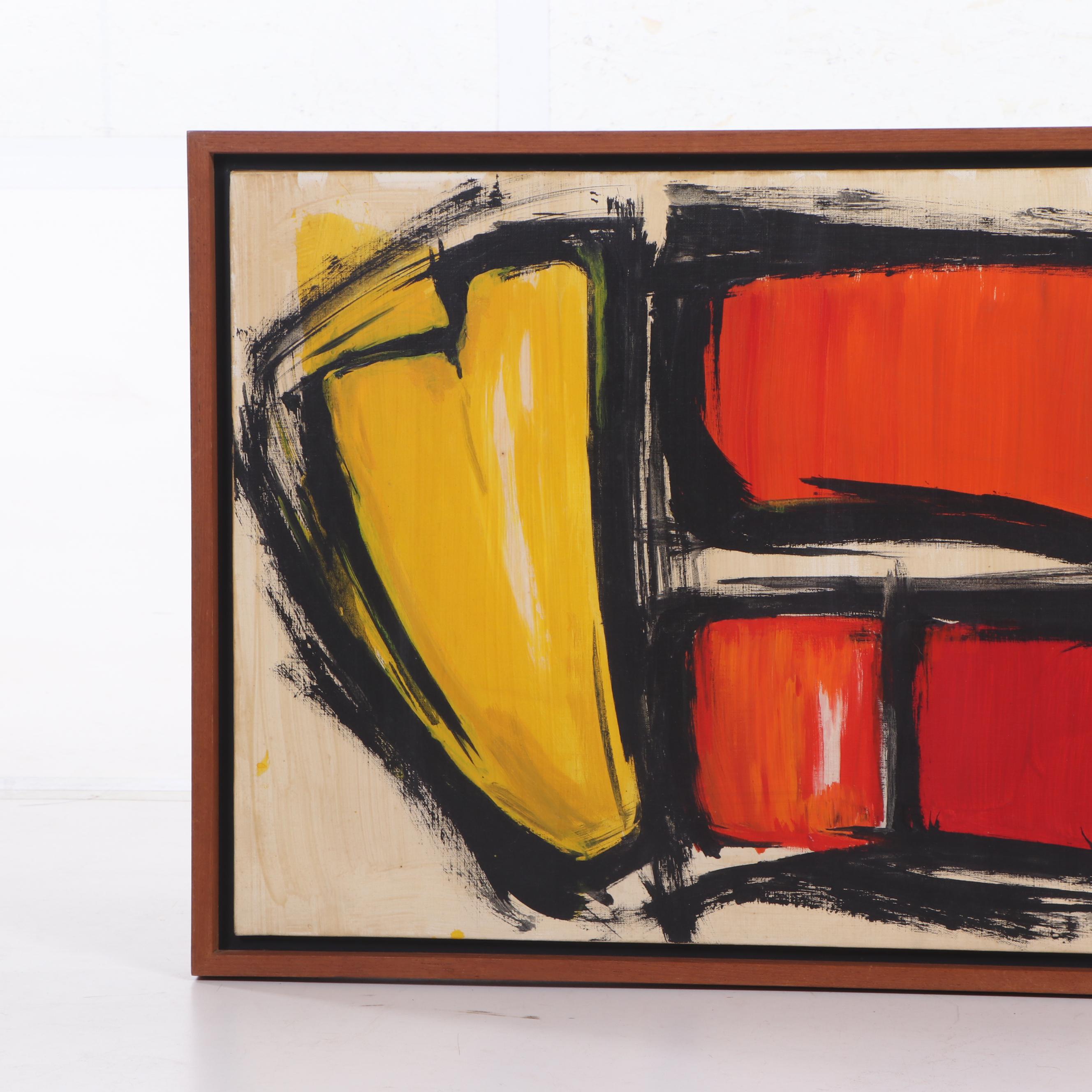 Rosamond A. Brown Abstract Oil Painting, 1970 | EBTH