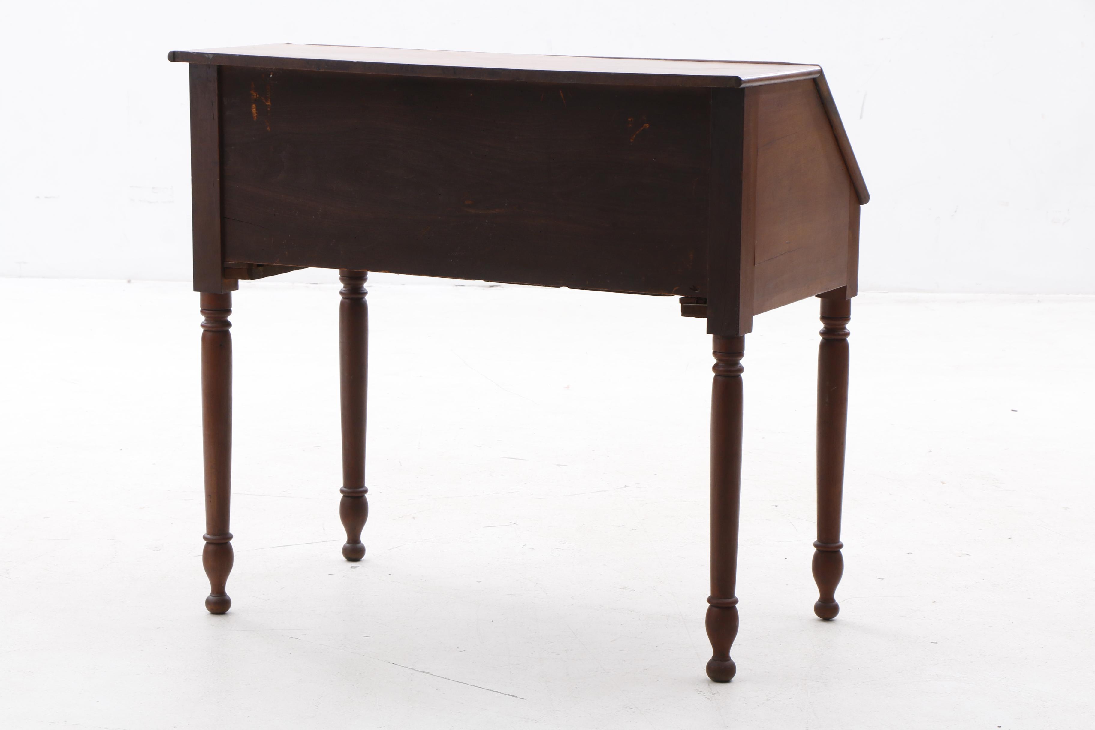 Late Federal Cherry SlantLid Desk EBTH