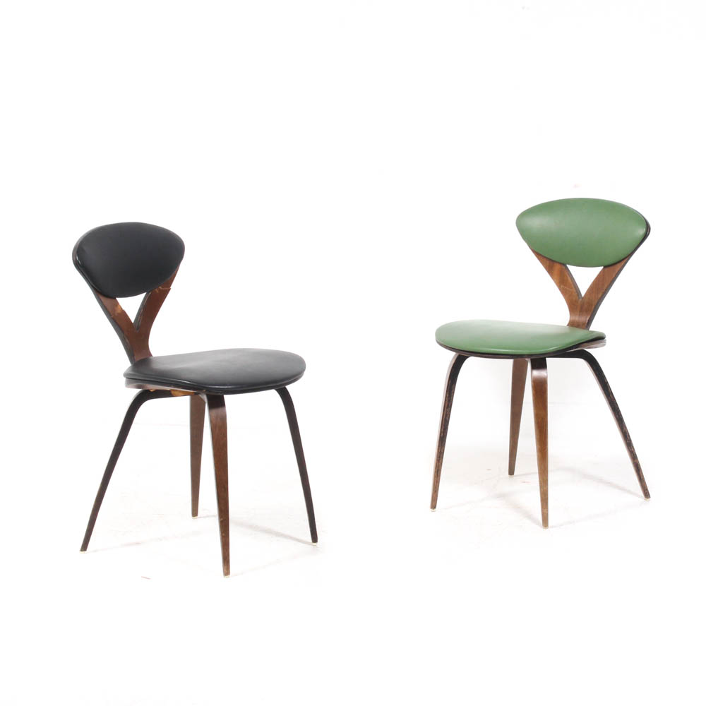 Norman Cherner For Plycraft Side Chairs 1964