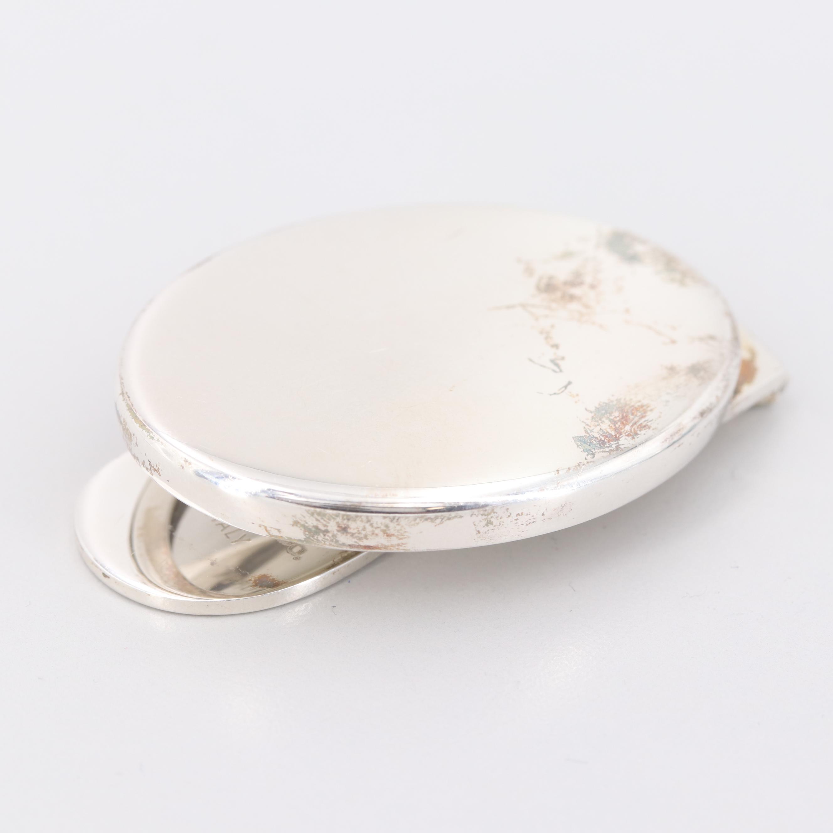 Tiffany & Co Sterling Silver Folding Compact Mirror EBTH