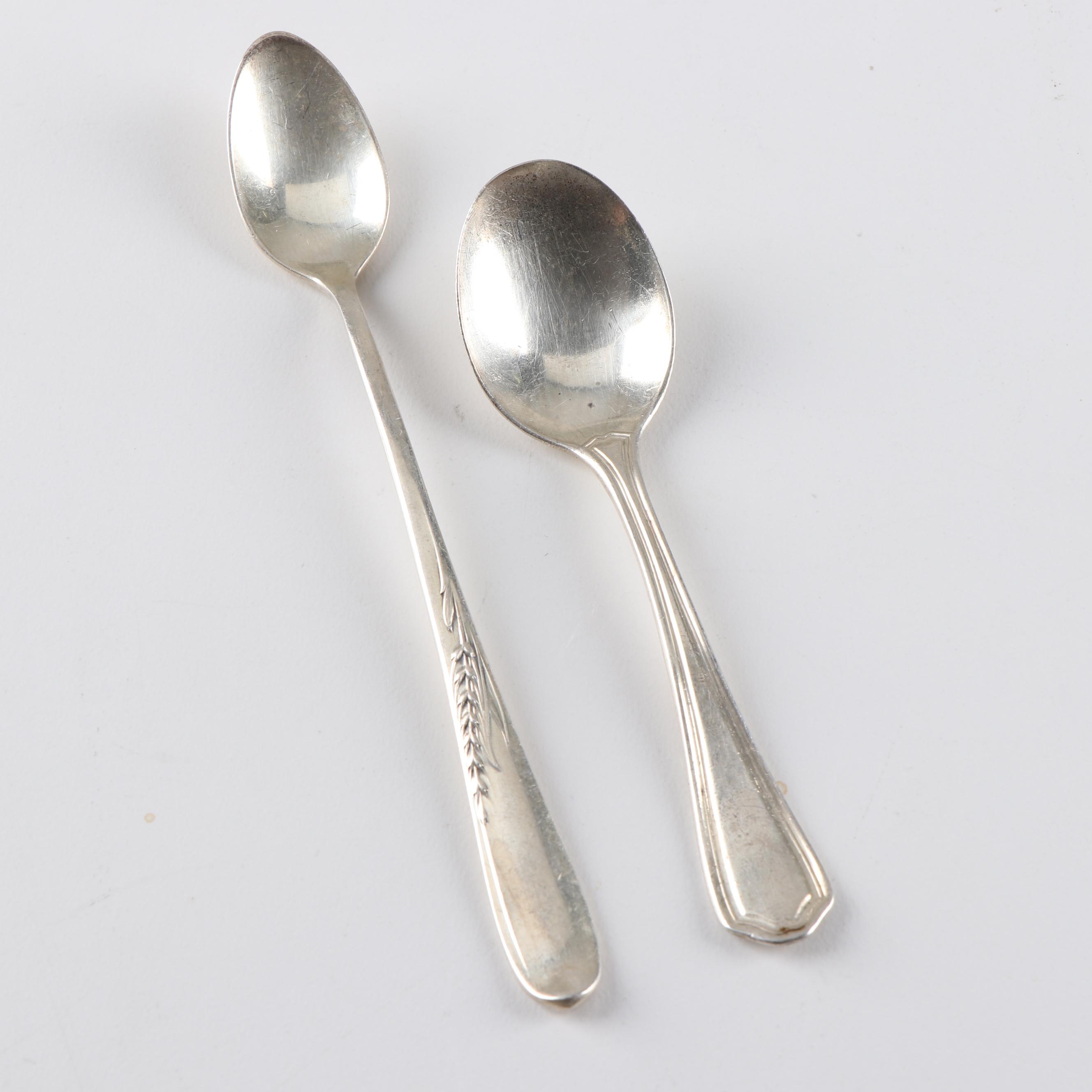 Sterling Silver Baby Feeding Spoons EBTH