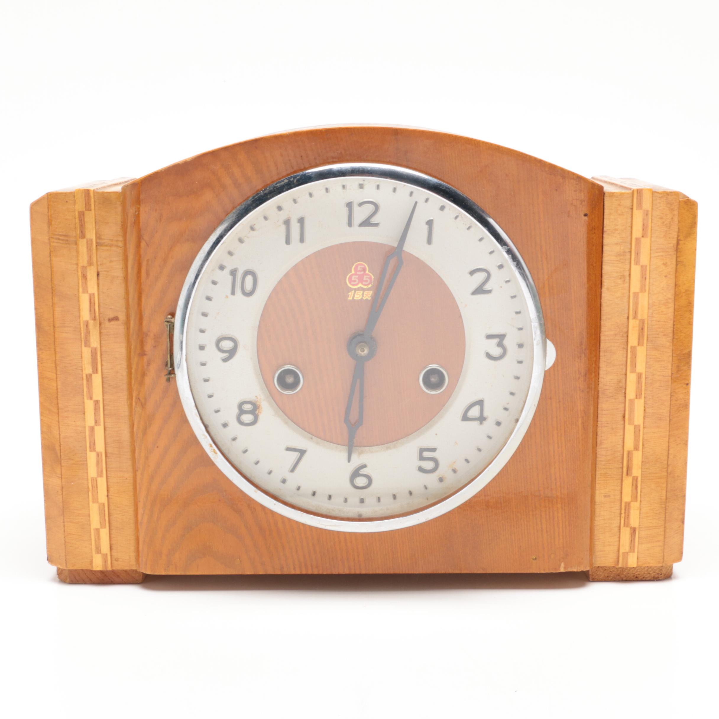 Art Deco Style Mantel Clock Ebth