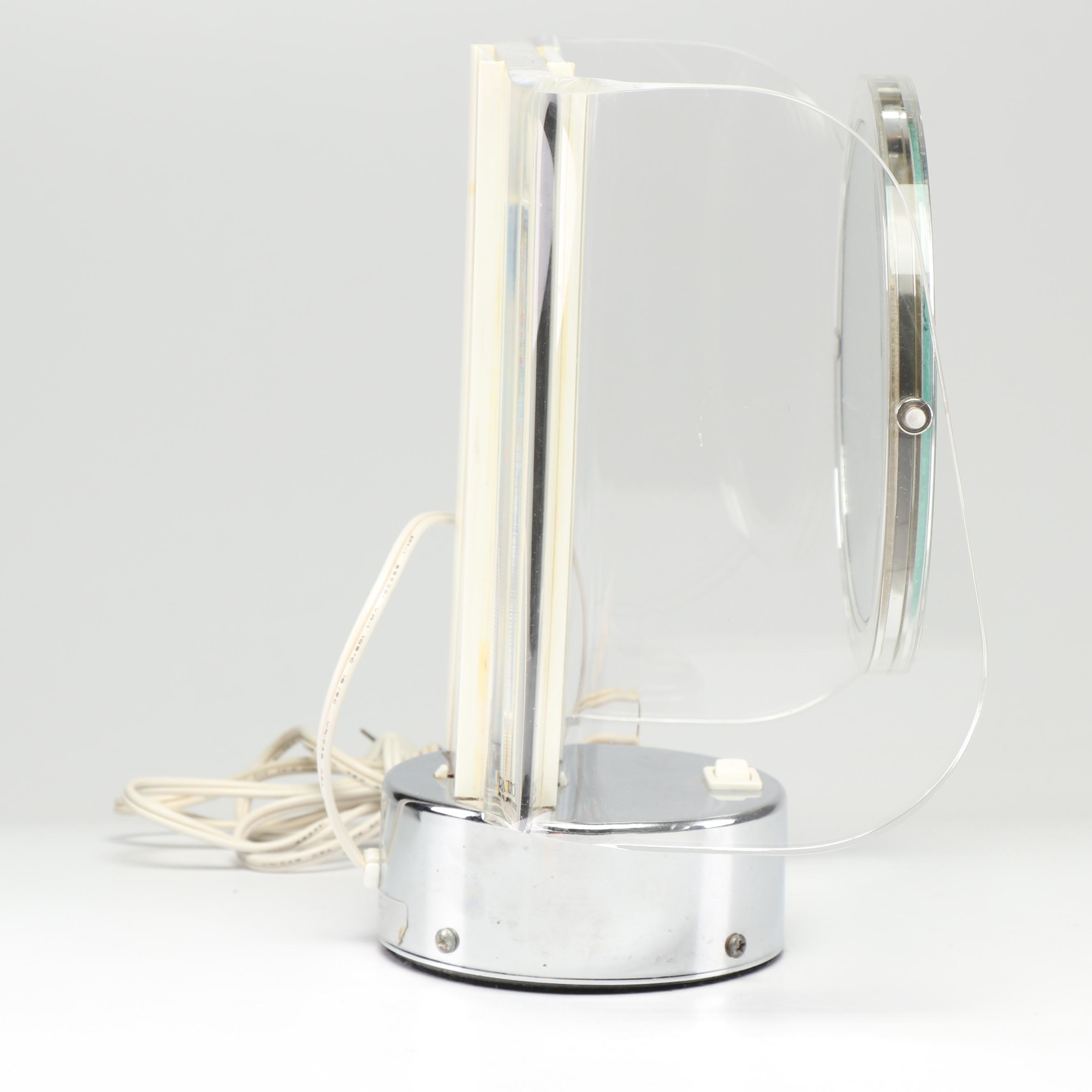 Rialto Lighted Acrylic Vanity Makeup Mirror EBTH