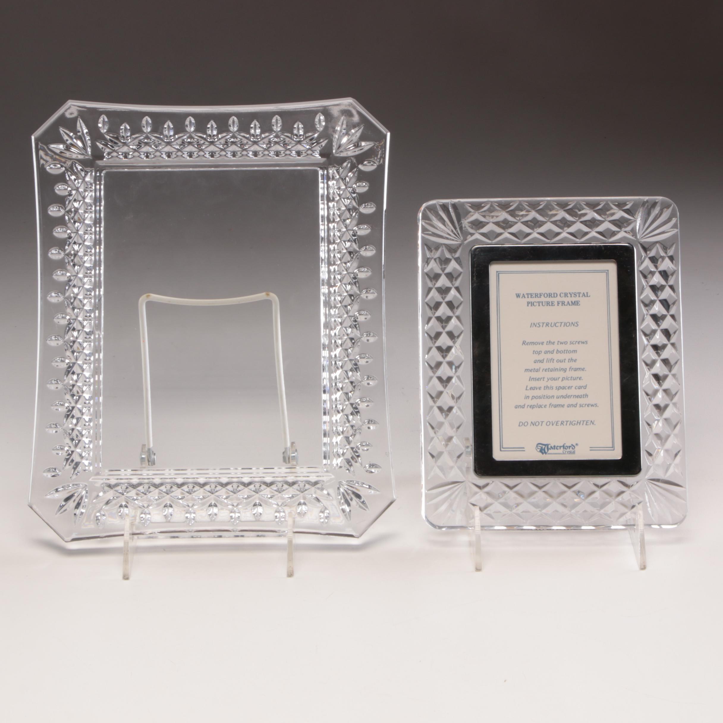 Pair of Waterford Crystal Picture Frames EBTH