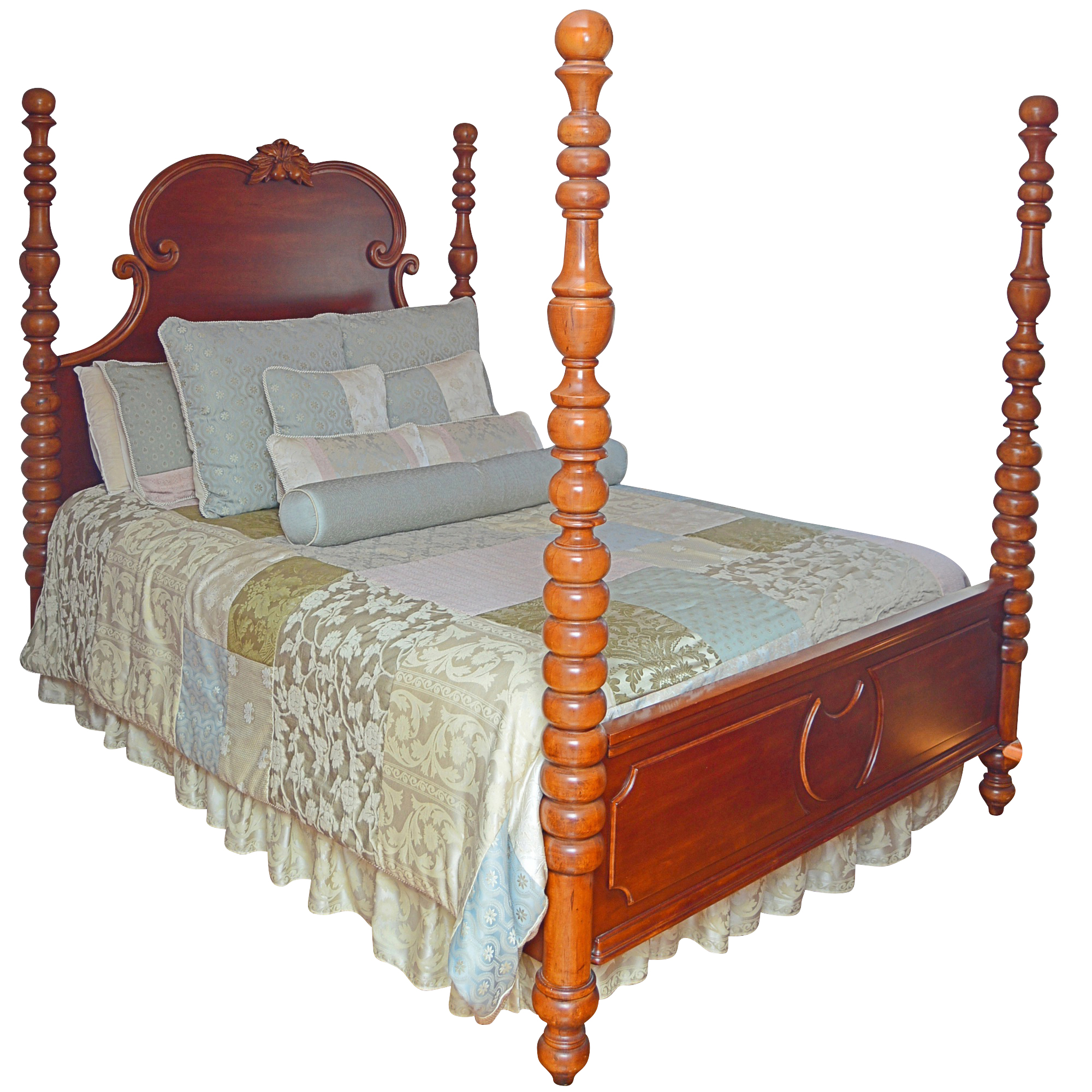Pulaski "Antiques Roadshow" Collection Poster Bed with Bed Linens