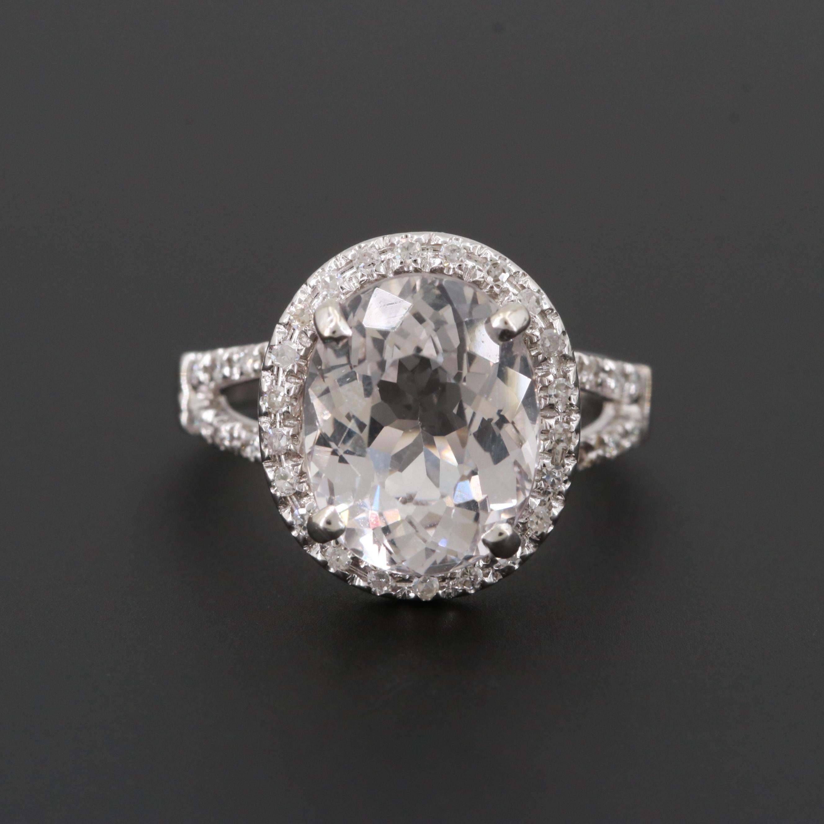 goshenite ring