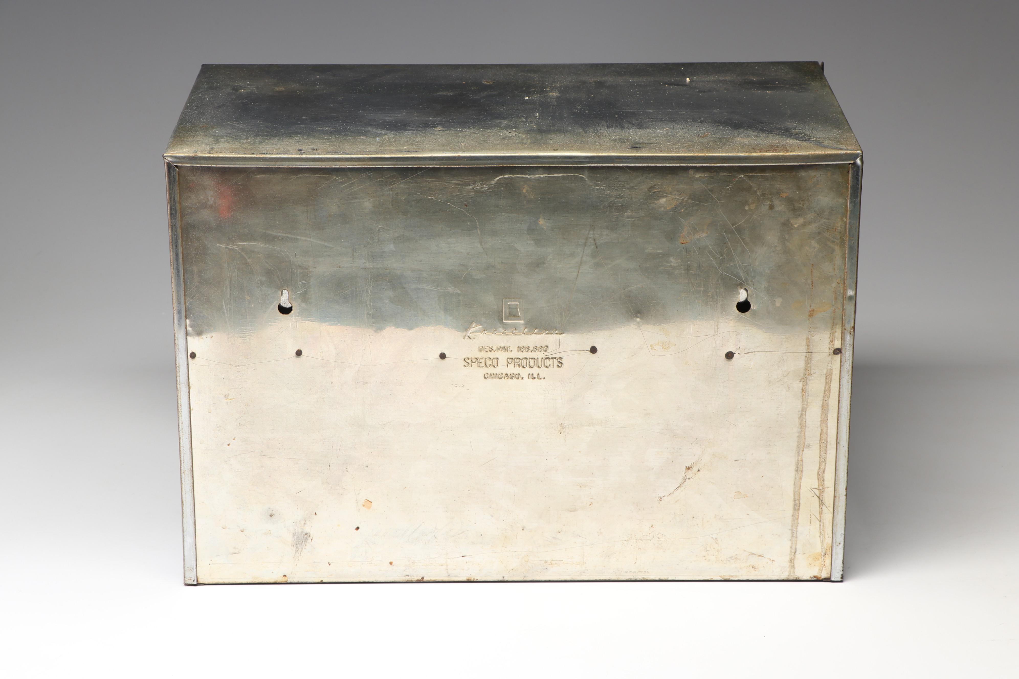 Krestline Bread Box by Speco Products with Storage Drawers, MidCentury