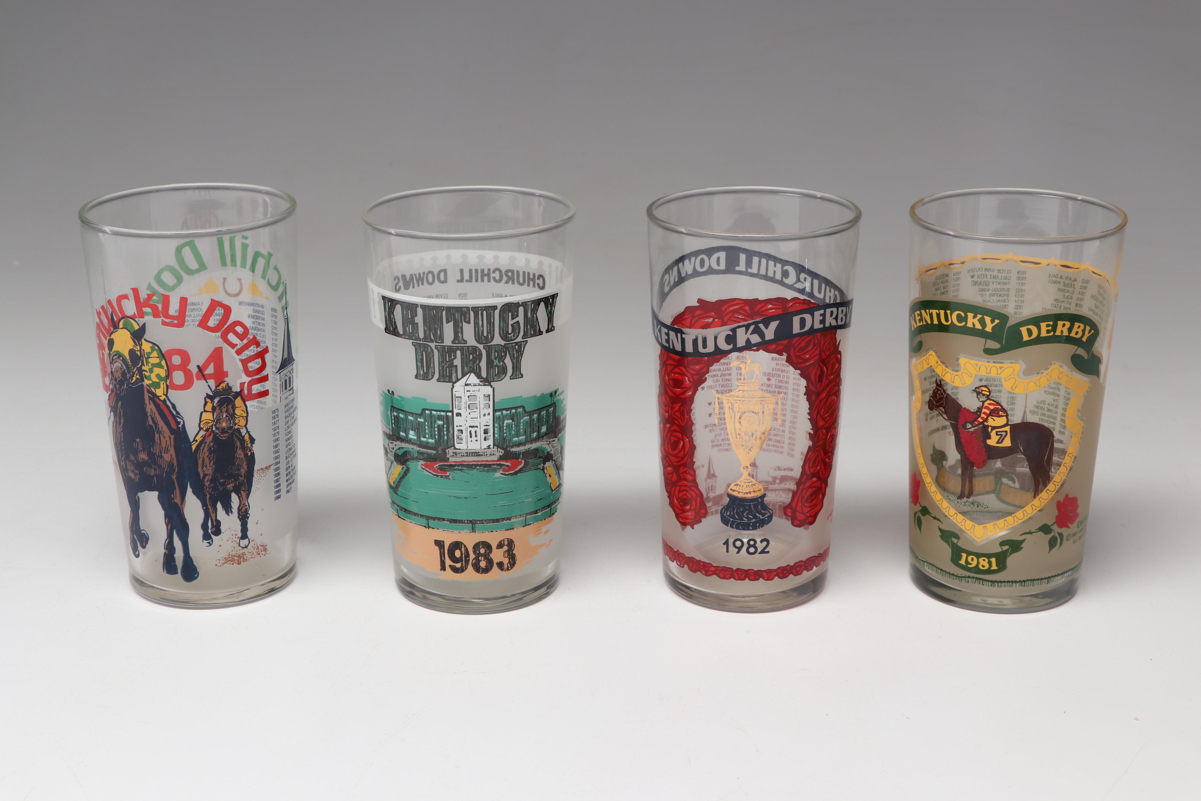 kentucky-derby-churchill-downs-mint-julep-glasses-1980s-and-2000s-ebth