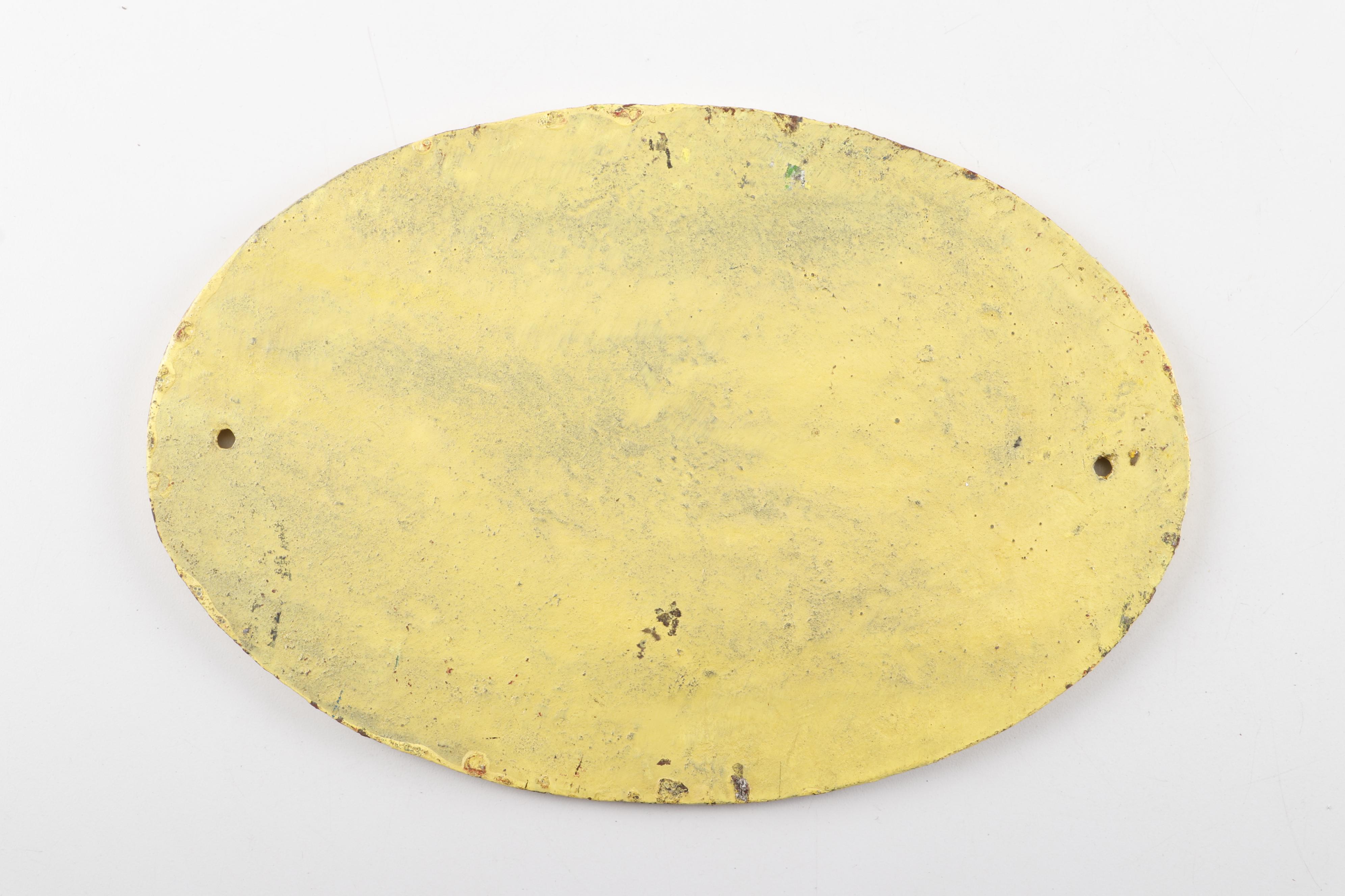 Reproduction Automotive Cast Iron Signs EBTH