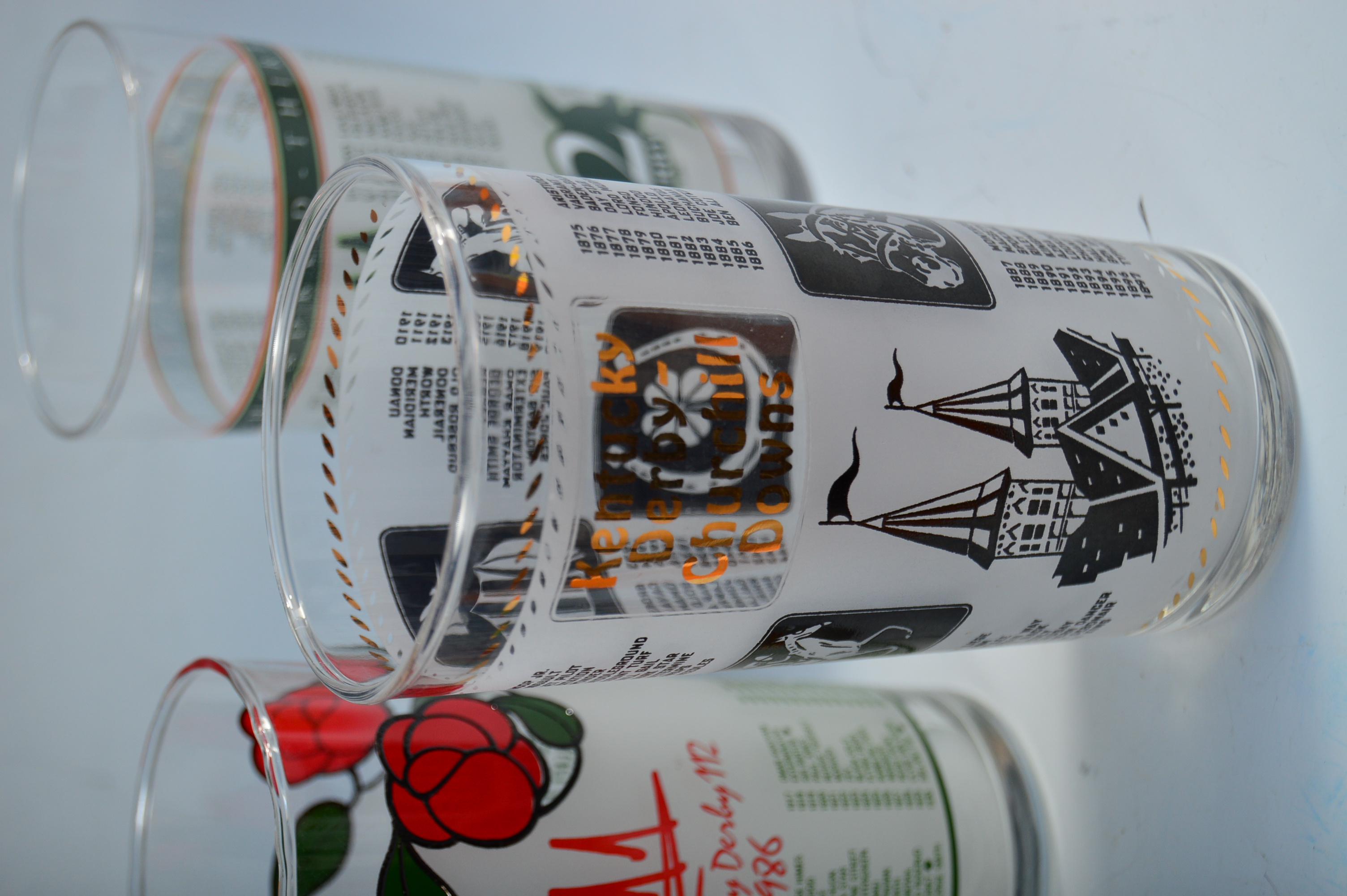Vintage Kentucky Derby Glasses | EBTH