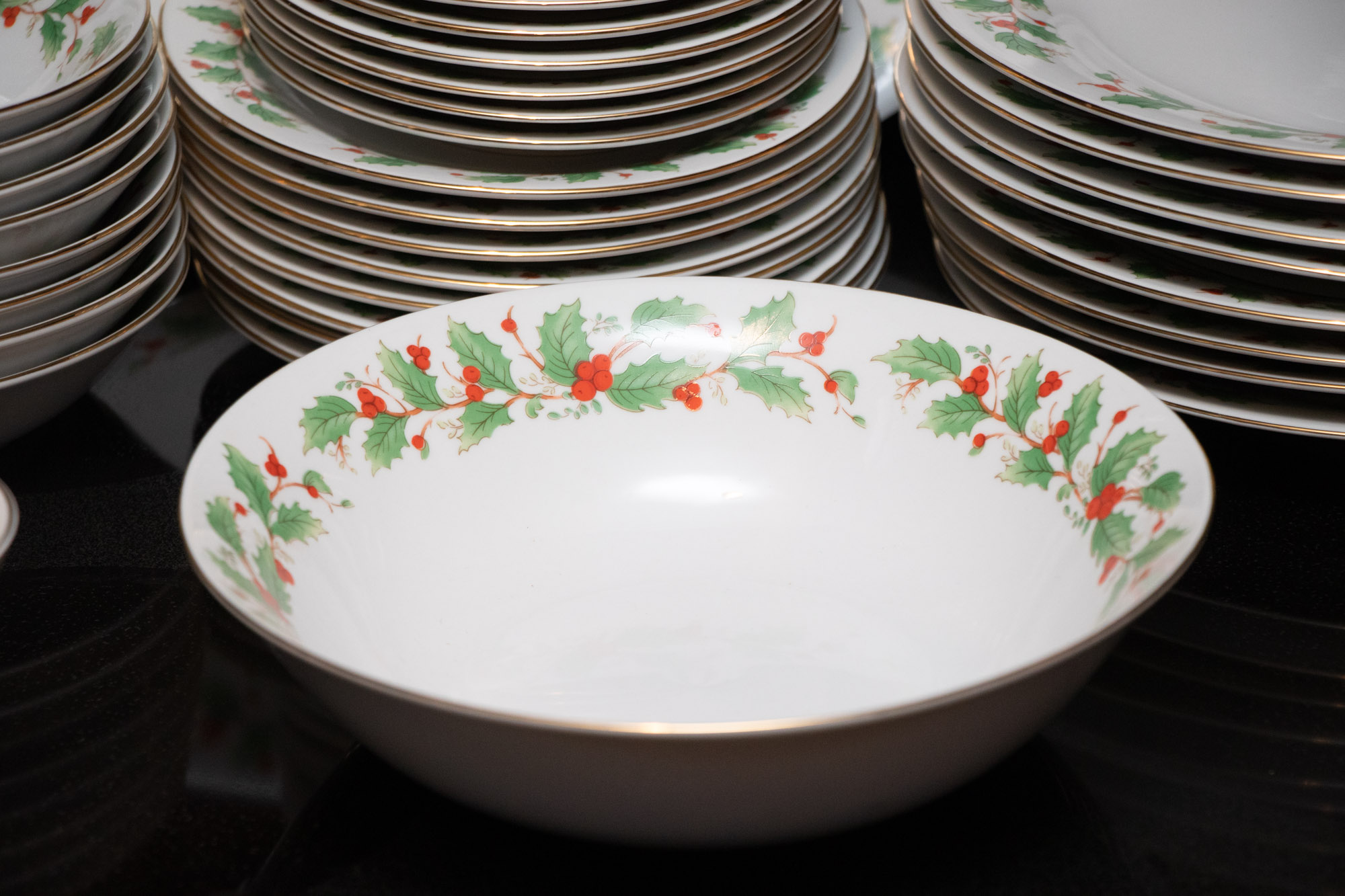 China Pearl "Noel" Fine China Dinnerware EBTH