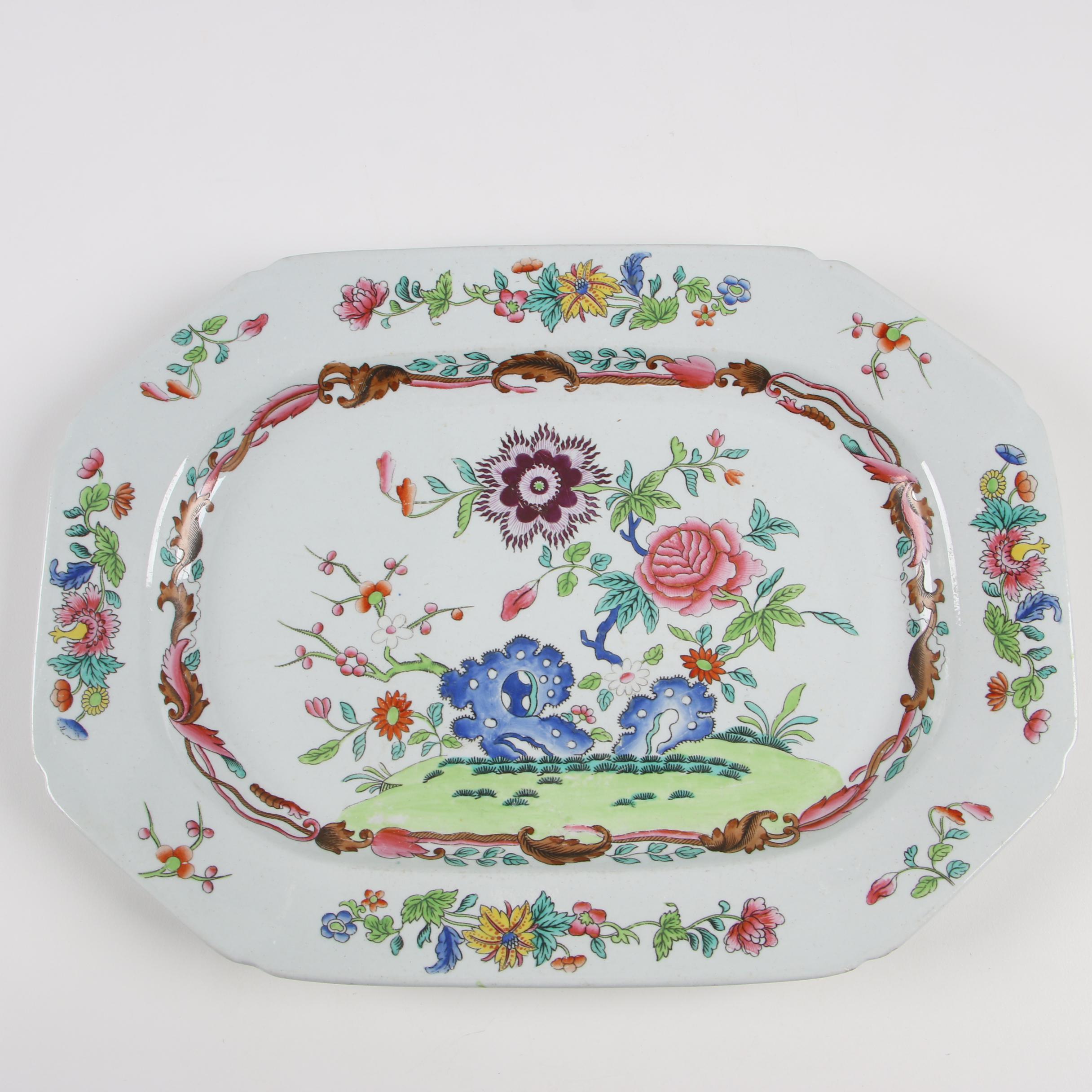 Spode Chinoiserie Stone China Platters, Circa 1815 | EBTH