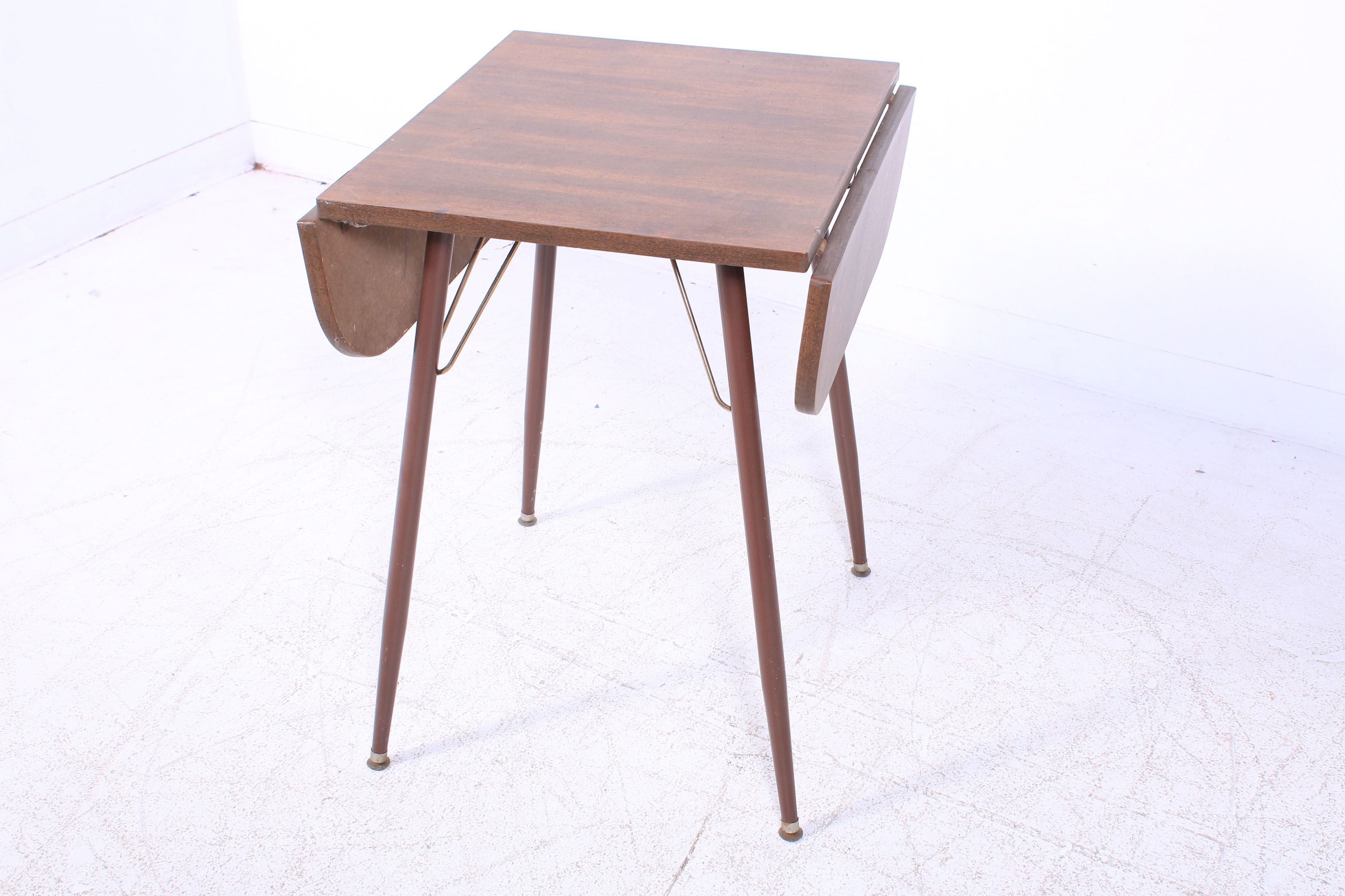 Louisville Chair Co. Mid Century Modern Laminate Drop Leaf Side Table