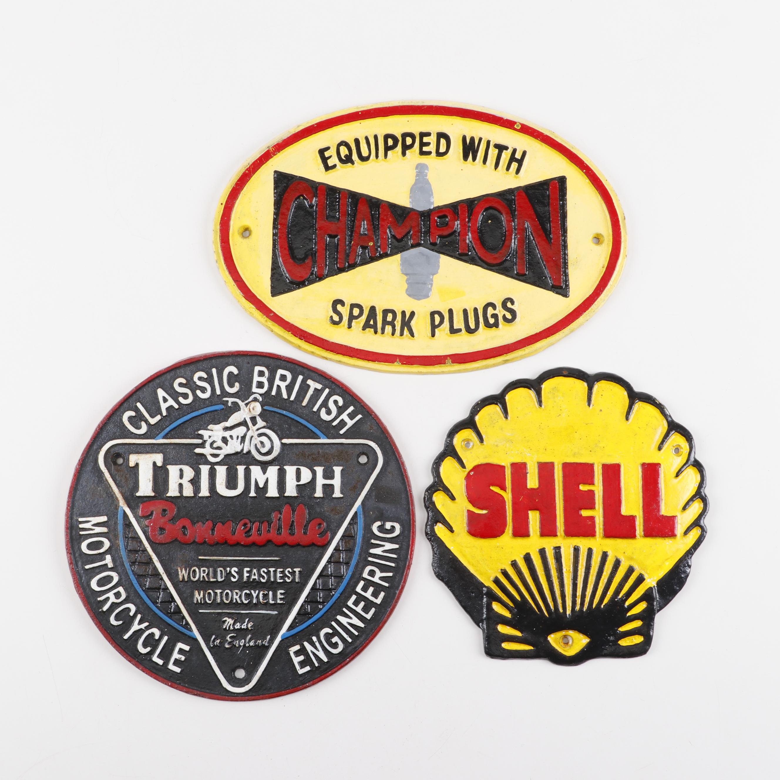 Reproduction Cast Iron Automotive Advertising Signs EBTH