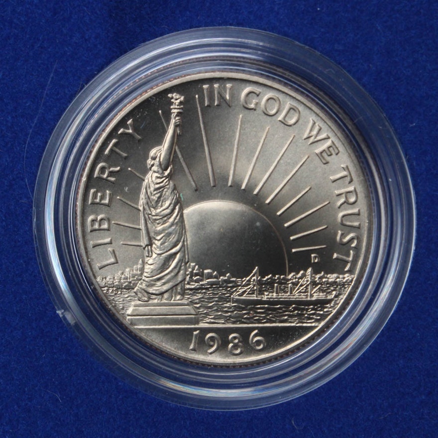 1986 statue of liberty centennial coin