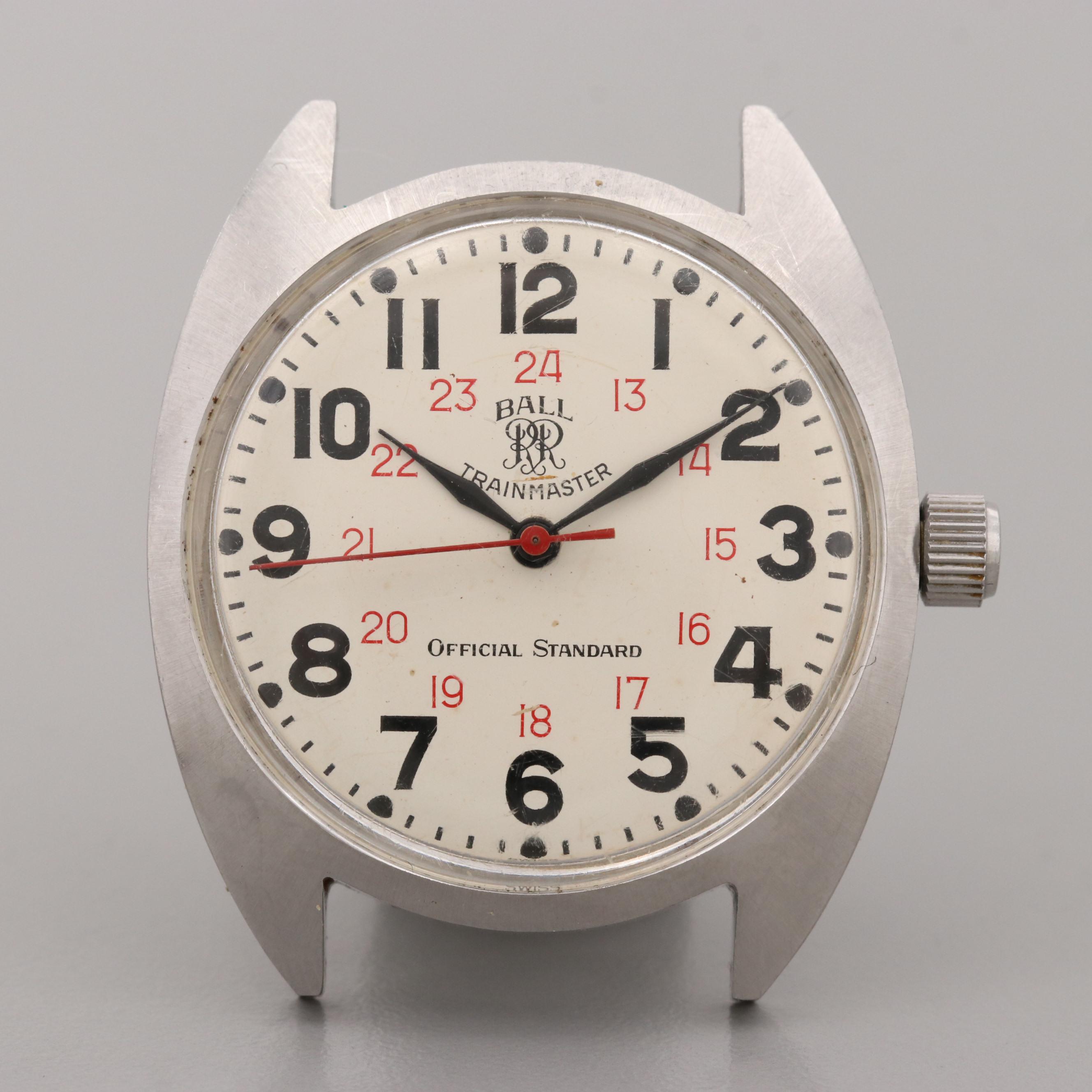 Vintage Ball Trainmaster Stainless Steel Automatic Wristwatch EBTH