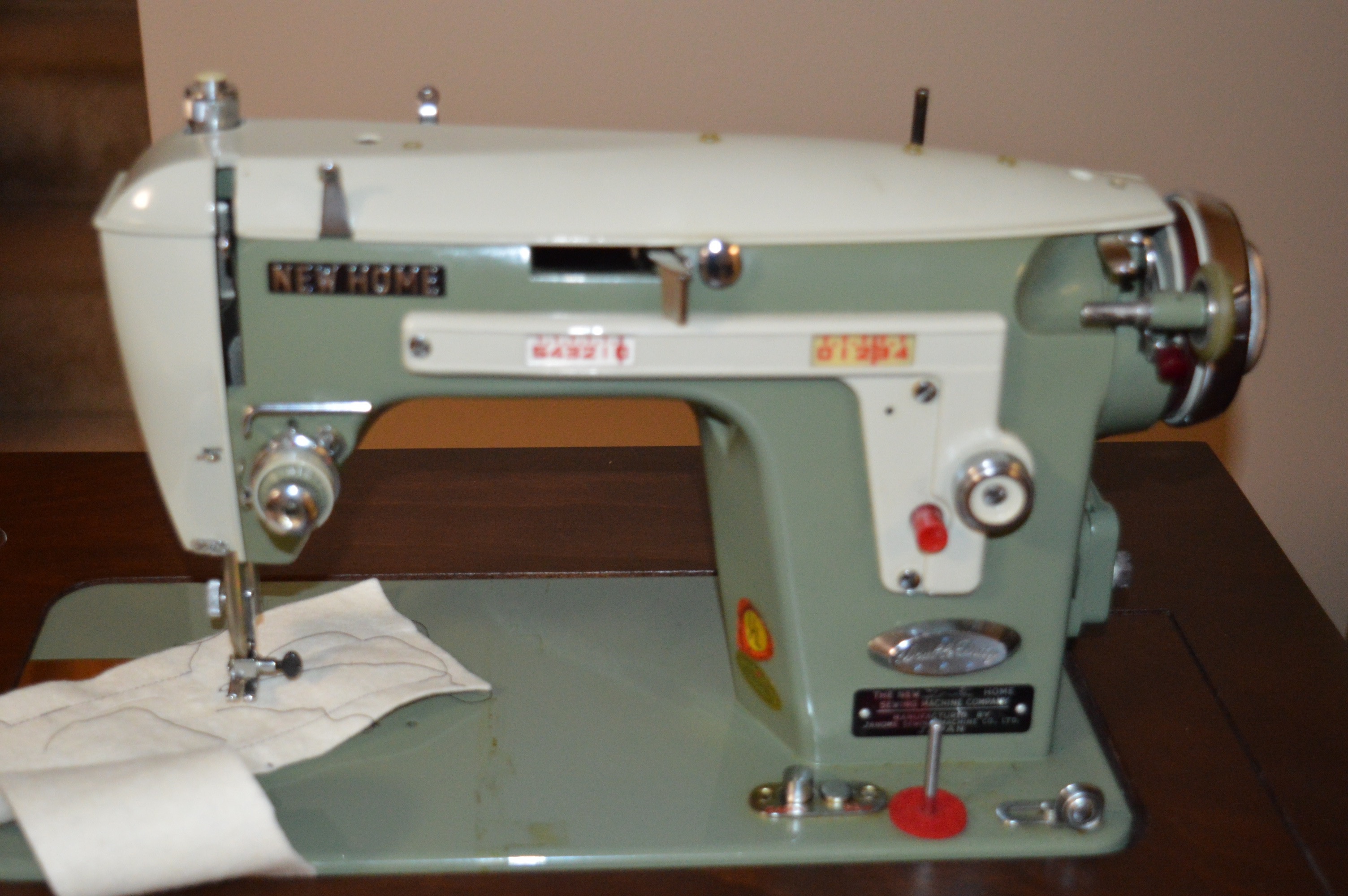 Janome New Home Double Daty Sewing Machine with EBTH