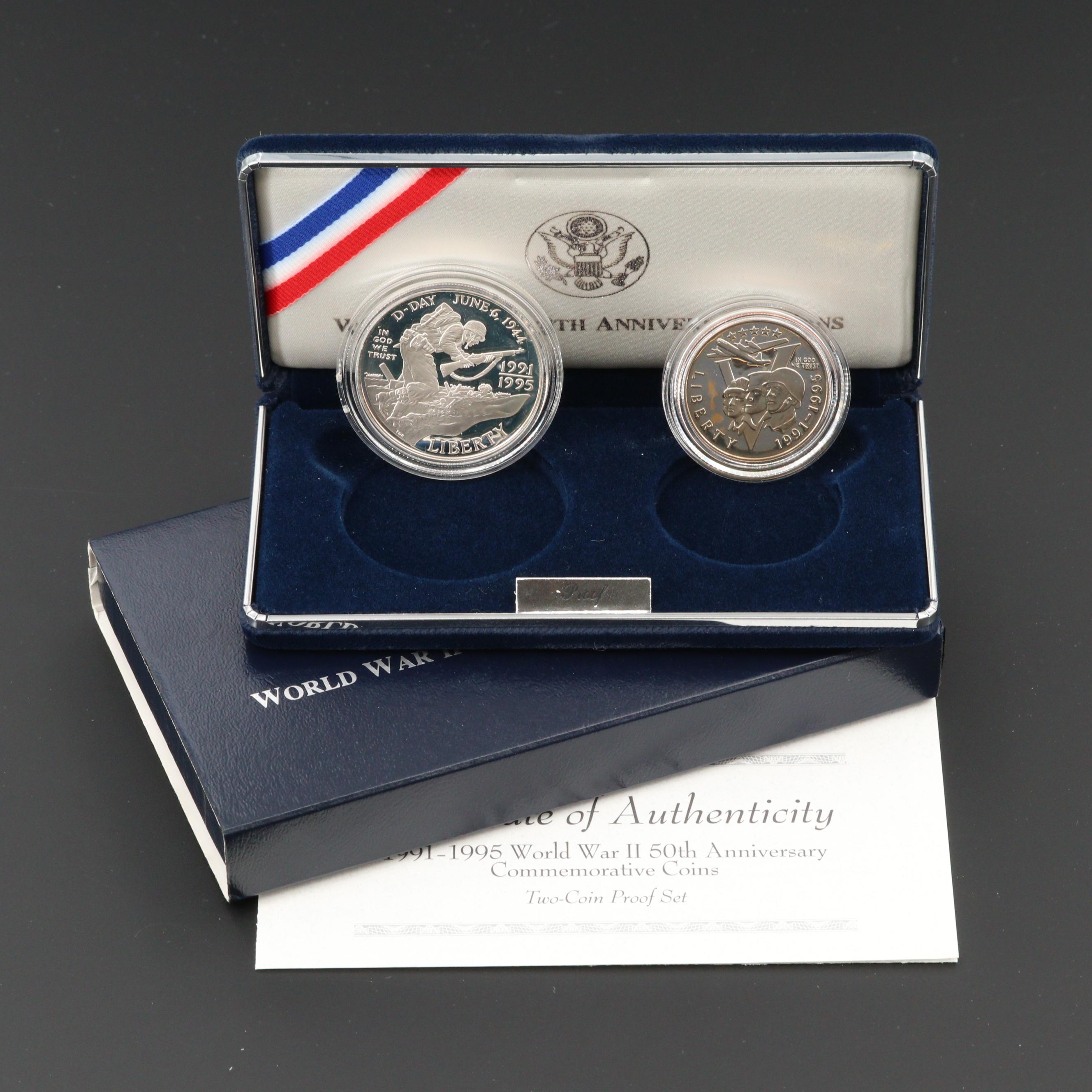 1991-1995 United States World War II 50th Anniversary Commemorative ...