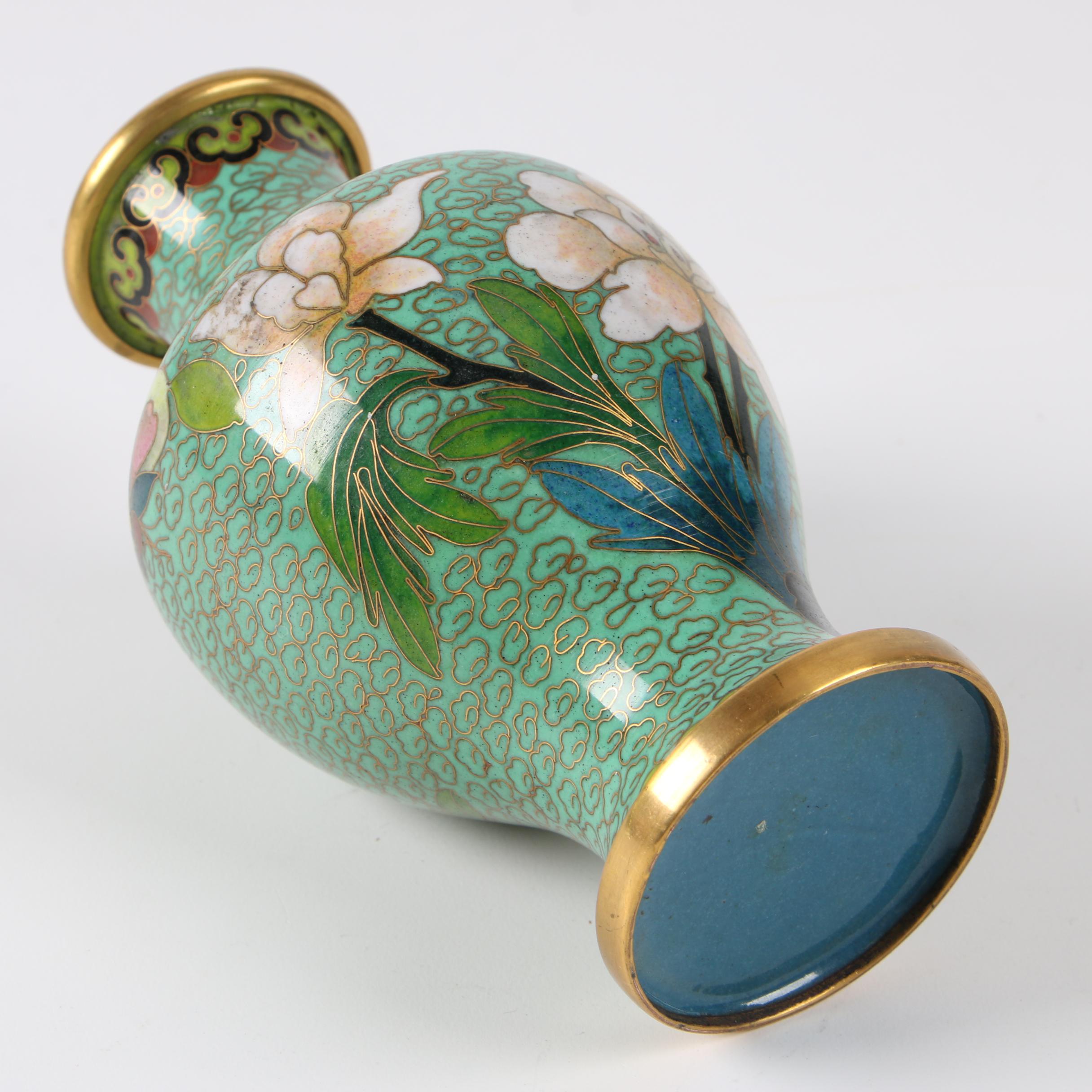 Chinese Cloisonné Bud Vase EBTH