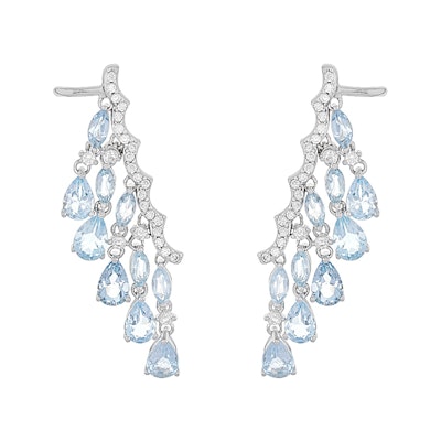 Sterling Silver Topaz Earrings Sterling Silver Topaz Earrings