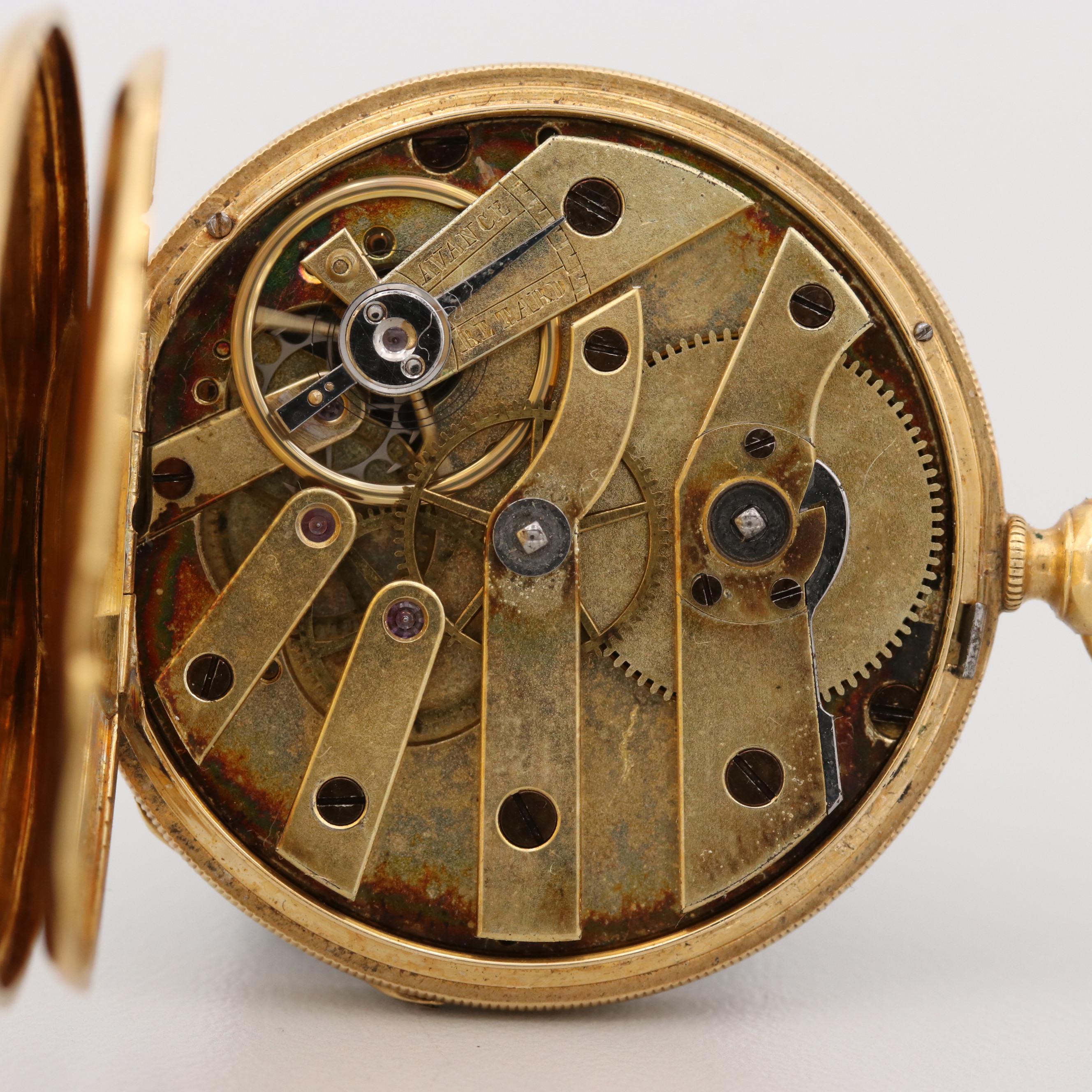 Swiss 18K Yellow Gold Key Wind and Set Pocket Watch EBTH