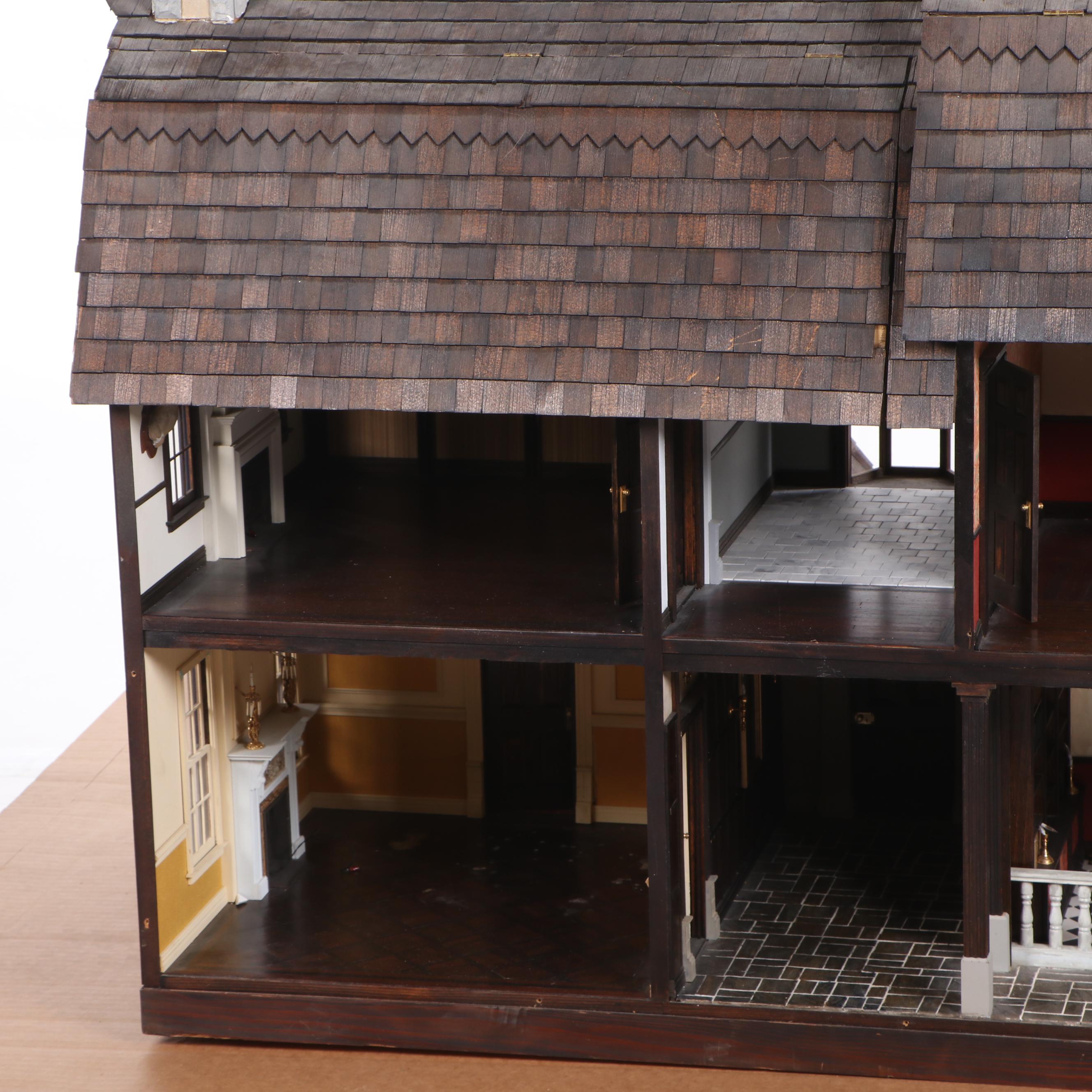 Lawbre "Old Westbury Hall" Tudor Dollhouse EBTH