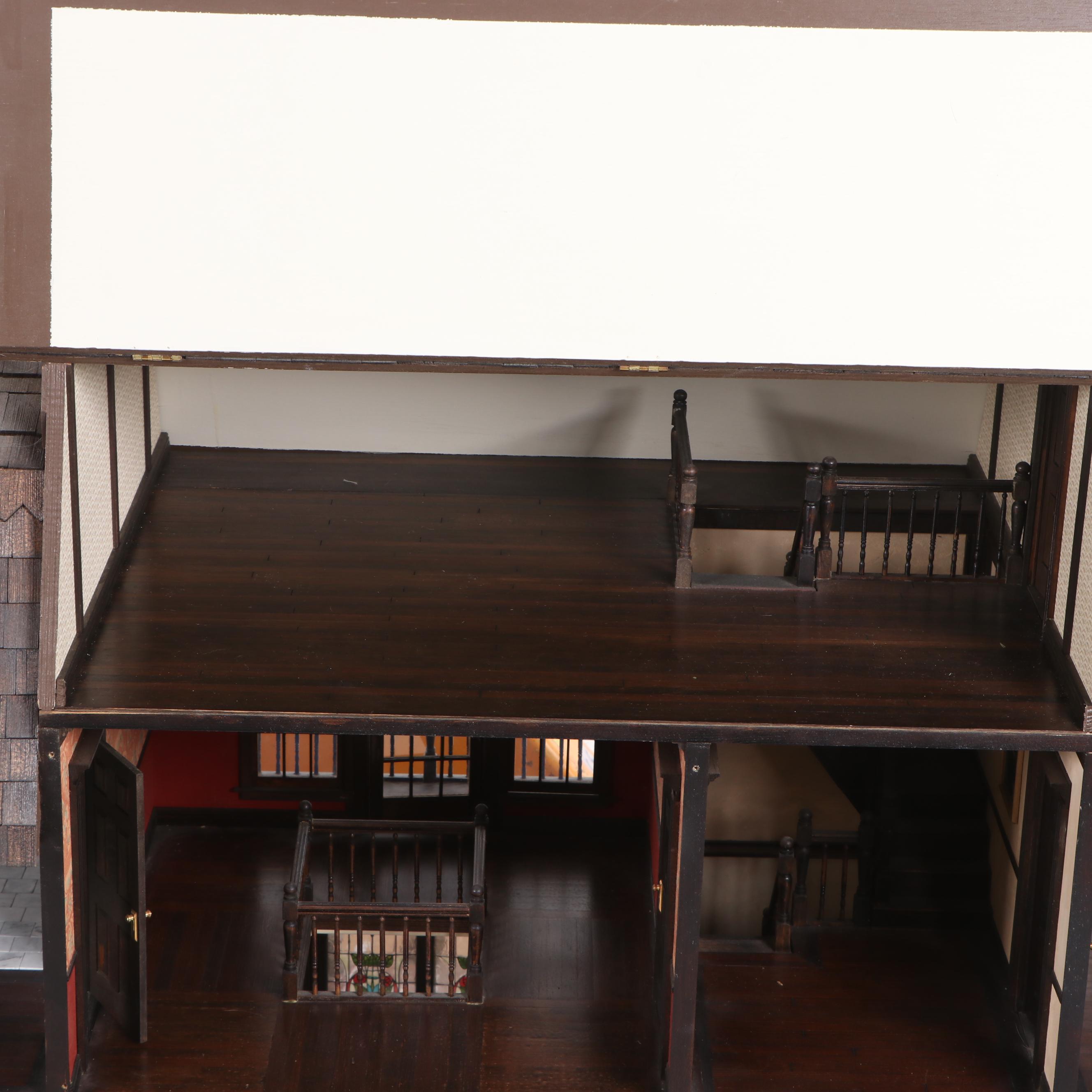 Lawbre "Old Westbury Hall" Tudor Dollhouse EBTH