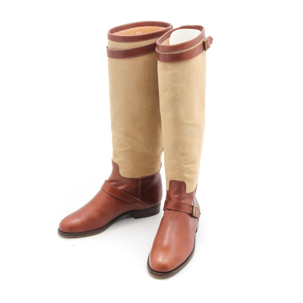 canvas riding boots