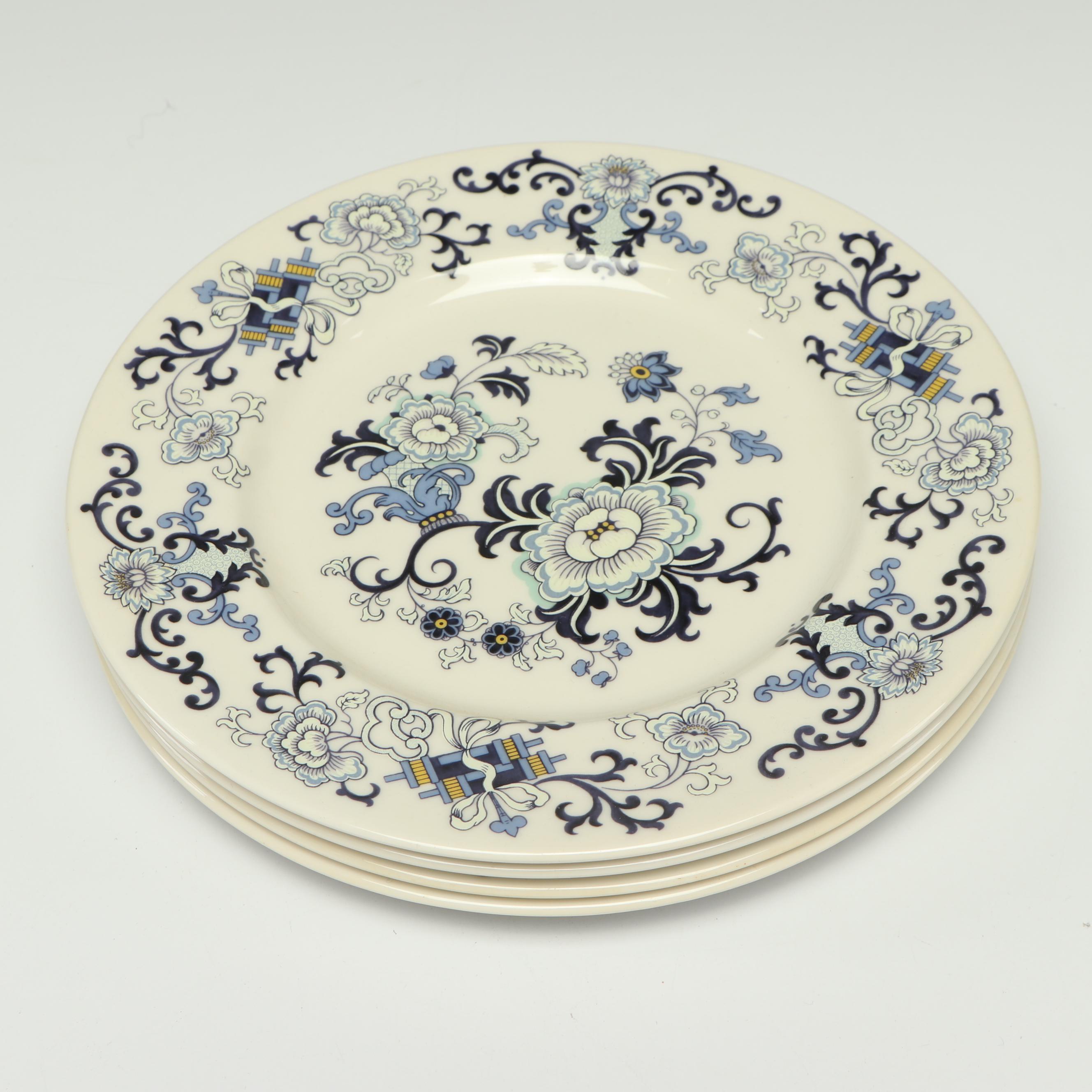 Royal Doulton "Nankin" Porcelain Coffee Pot, Creamer and Tableware EBTH