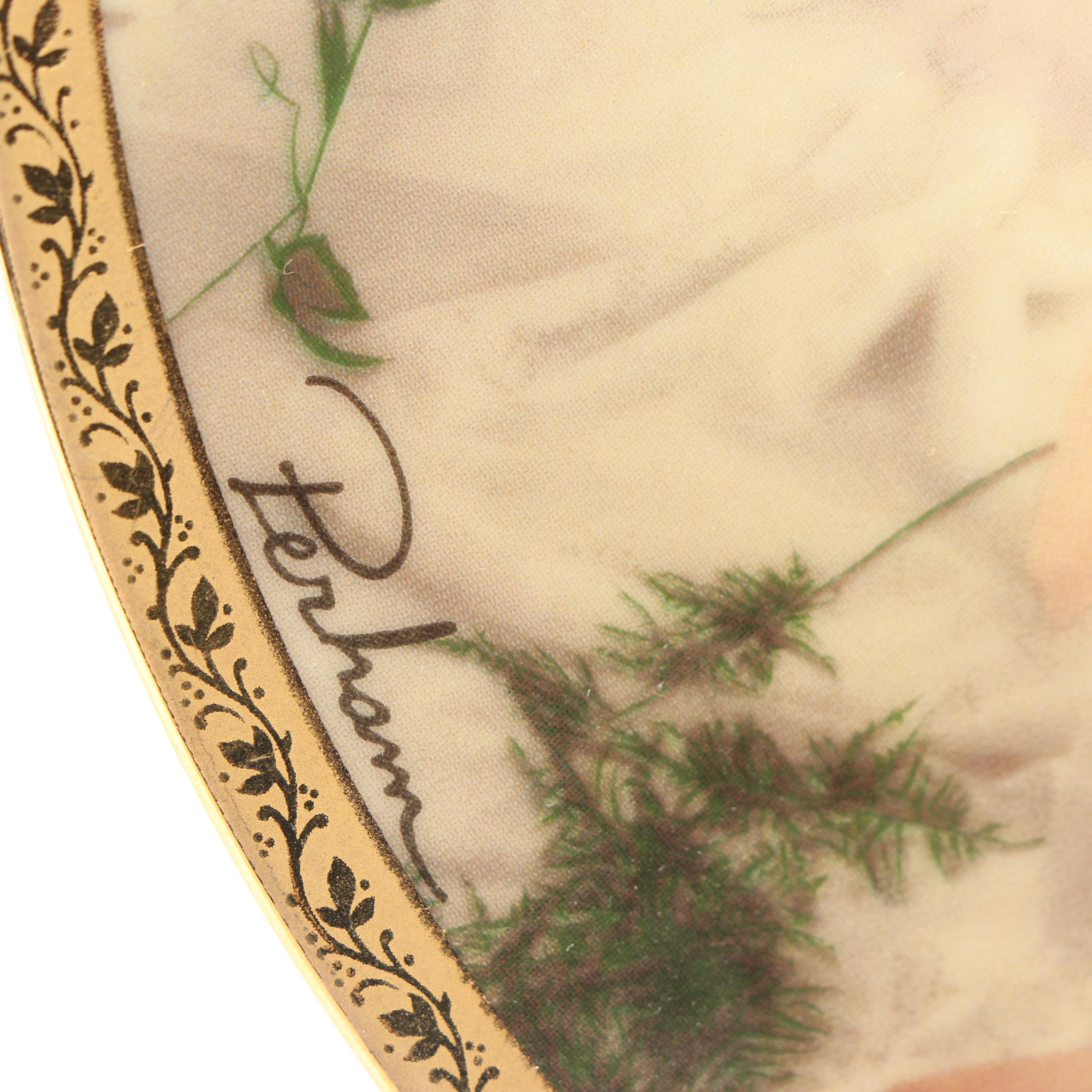 Armstrong's Art on Porcelain "Thalia" and "Aglaia" Goddess Collector