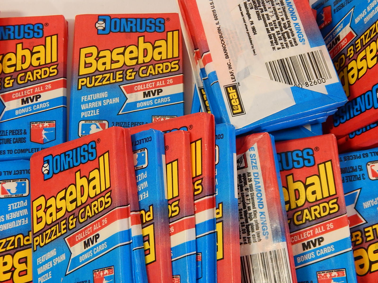 1989 Donruss Unopened Wax Packs of Baseball Cards Over 100 Count EBTH