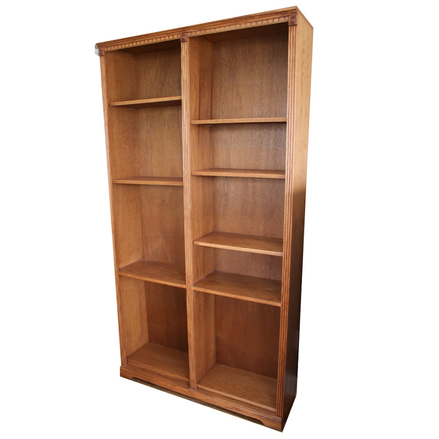 Aspen Furniture Adjustable Wood Bookcase Ebth