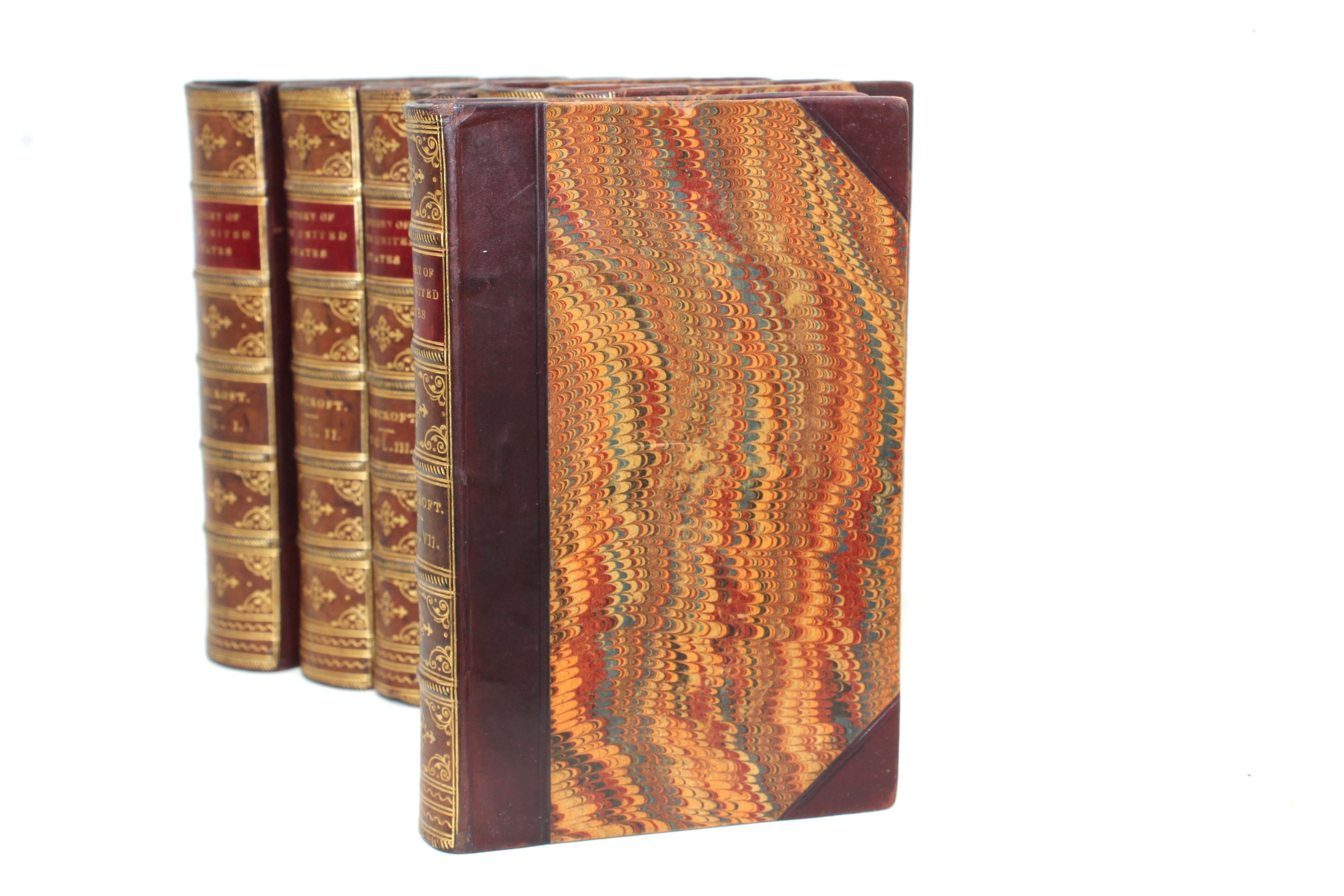 "History of the United States" 7 Volume Set by Bancroft EBTH