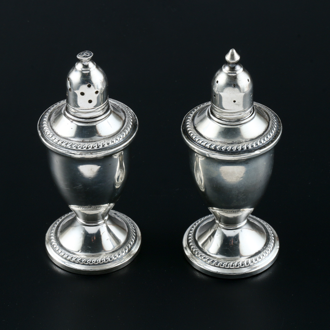 Weighted Sterling Silver Salt and Pepper Shakers EBTH