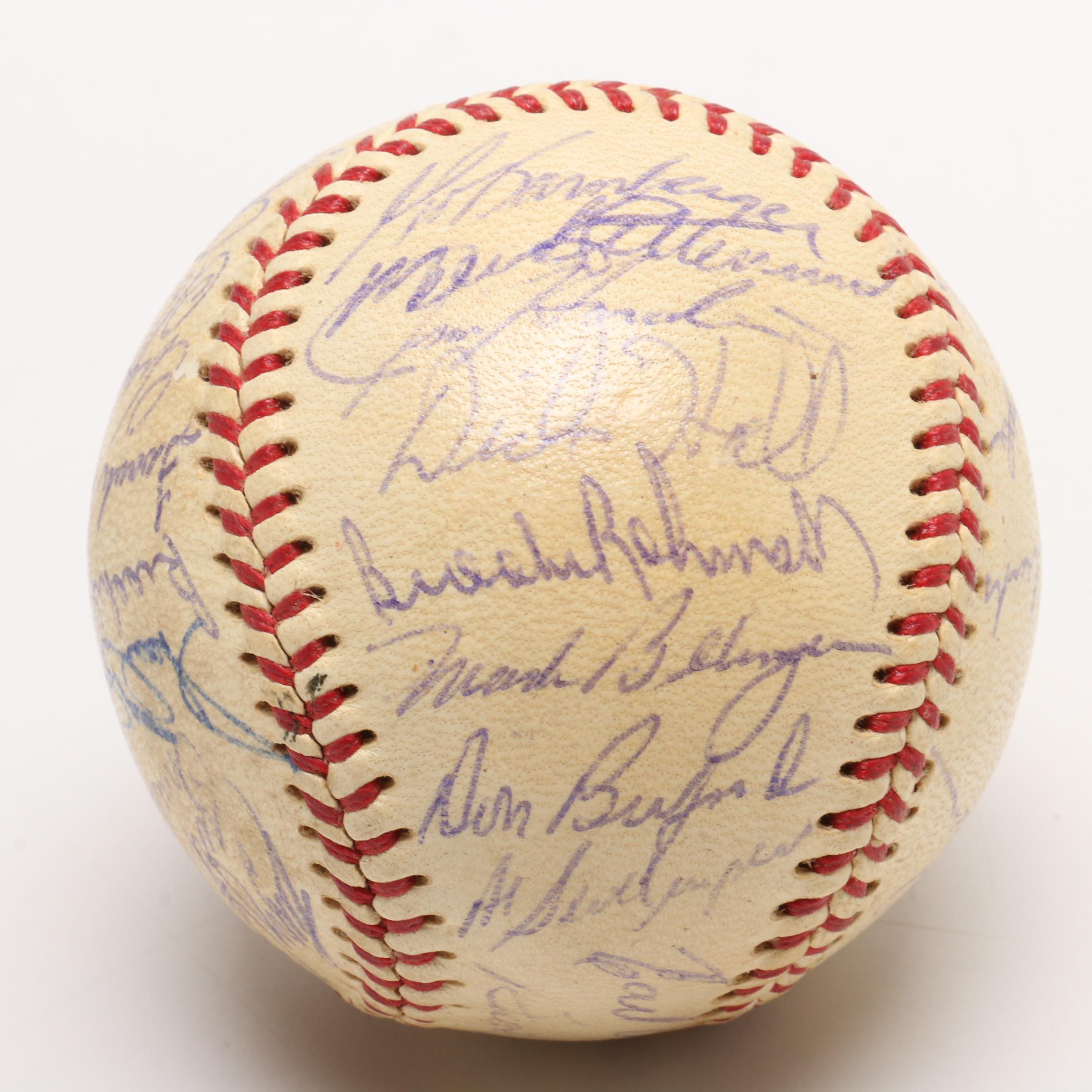 1969 Baltimore Orioles Team Signed American League Baseball, Lau's ...