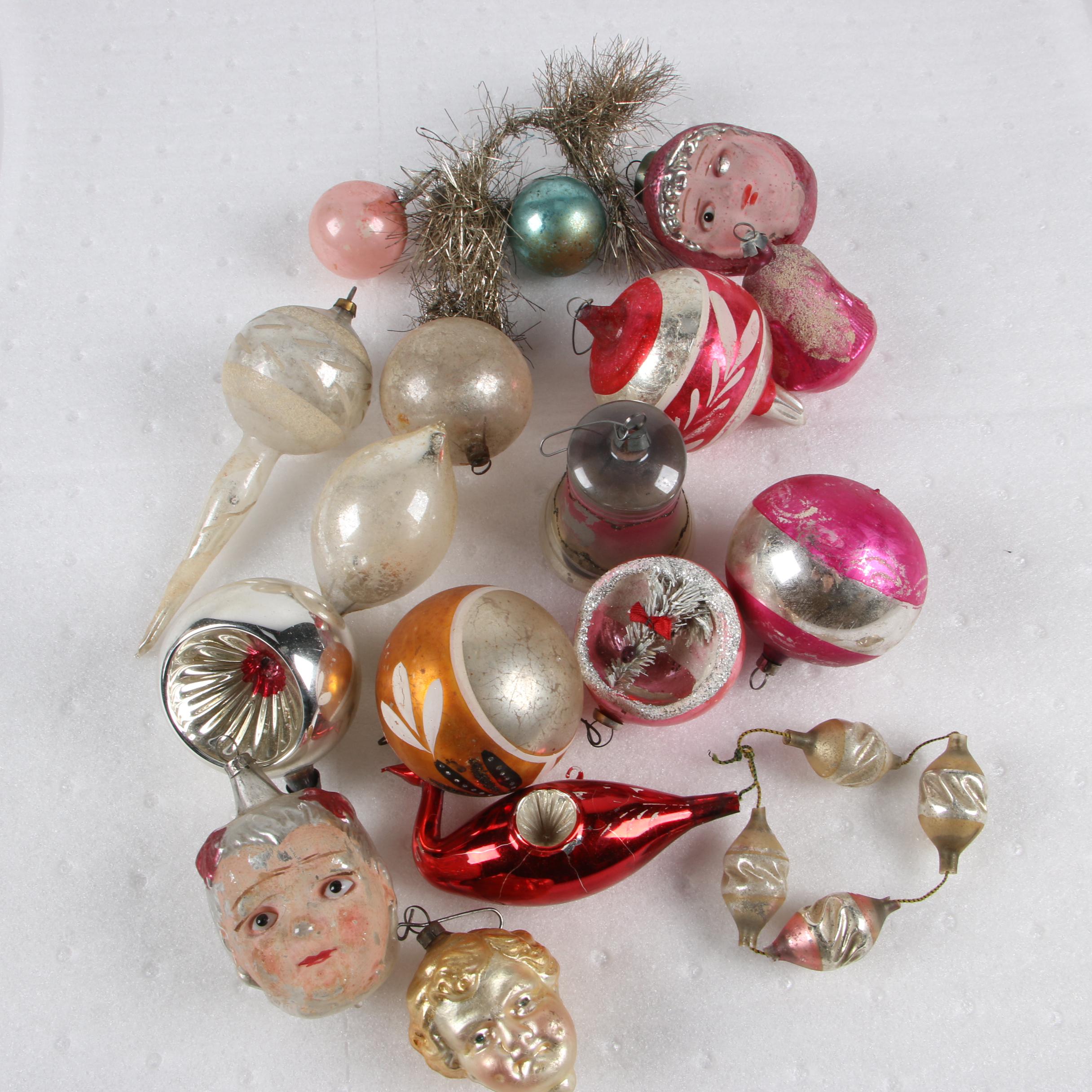 Vintage Glass Ornaments EBTH